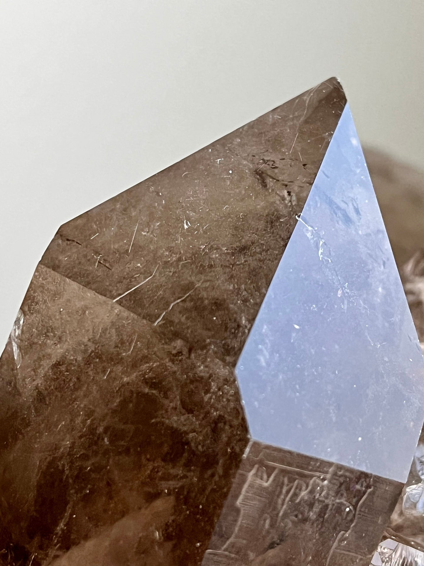 Smoky Quartz Cluster with Rutile