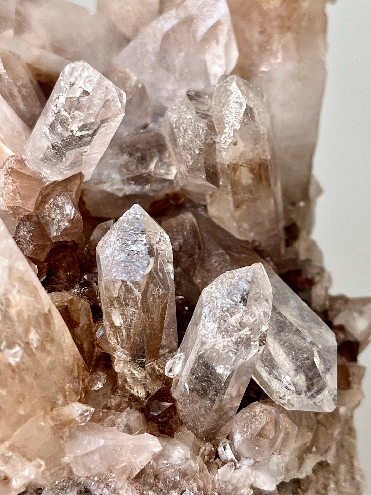 Himalayan/ Samadhi Quartz with Etched Facets