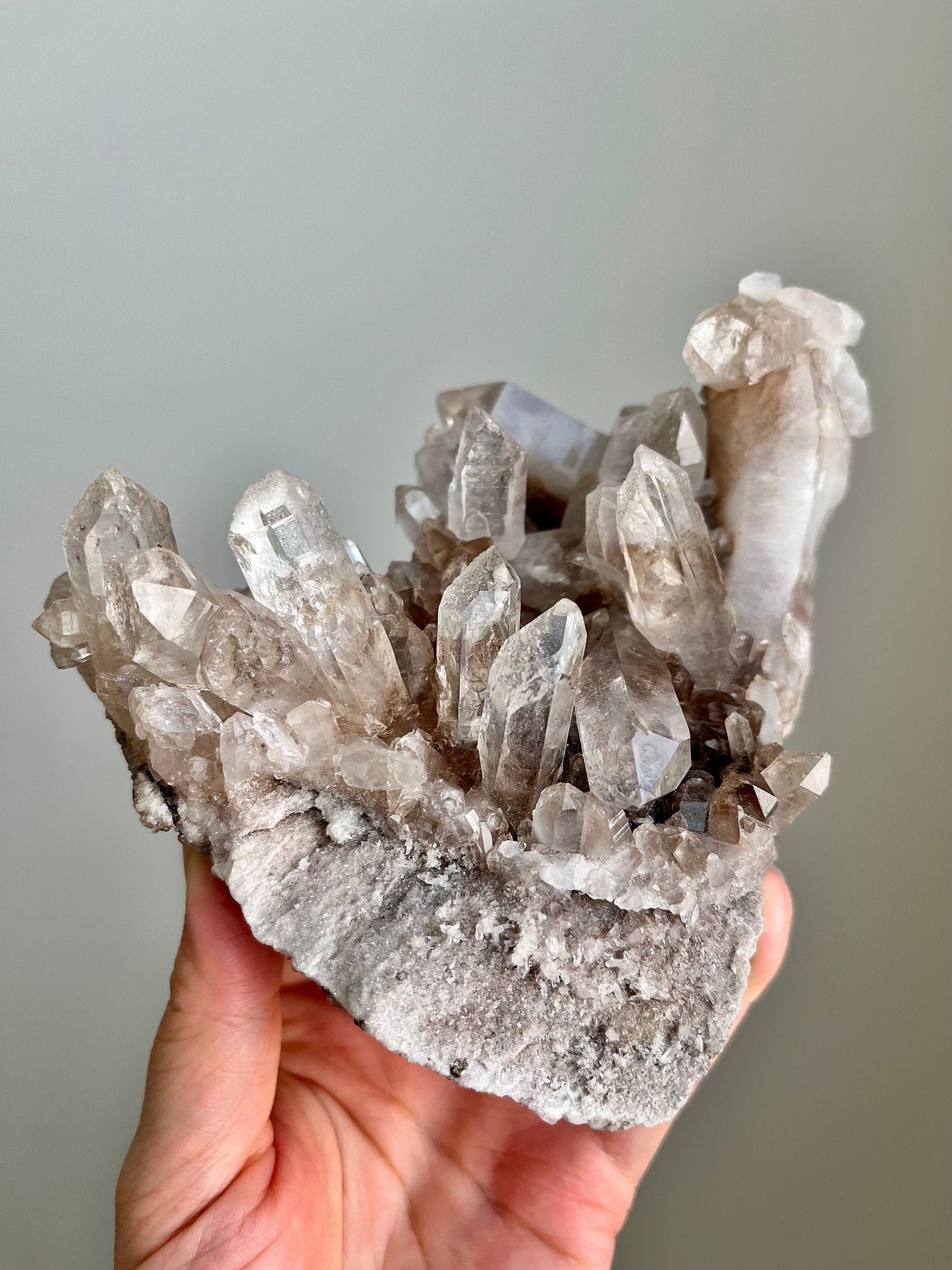 Himalayan/ Samadhi Quartz with Etched Facets