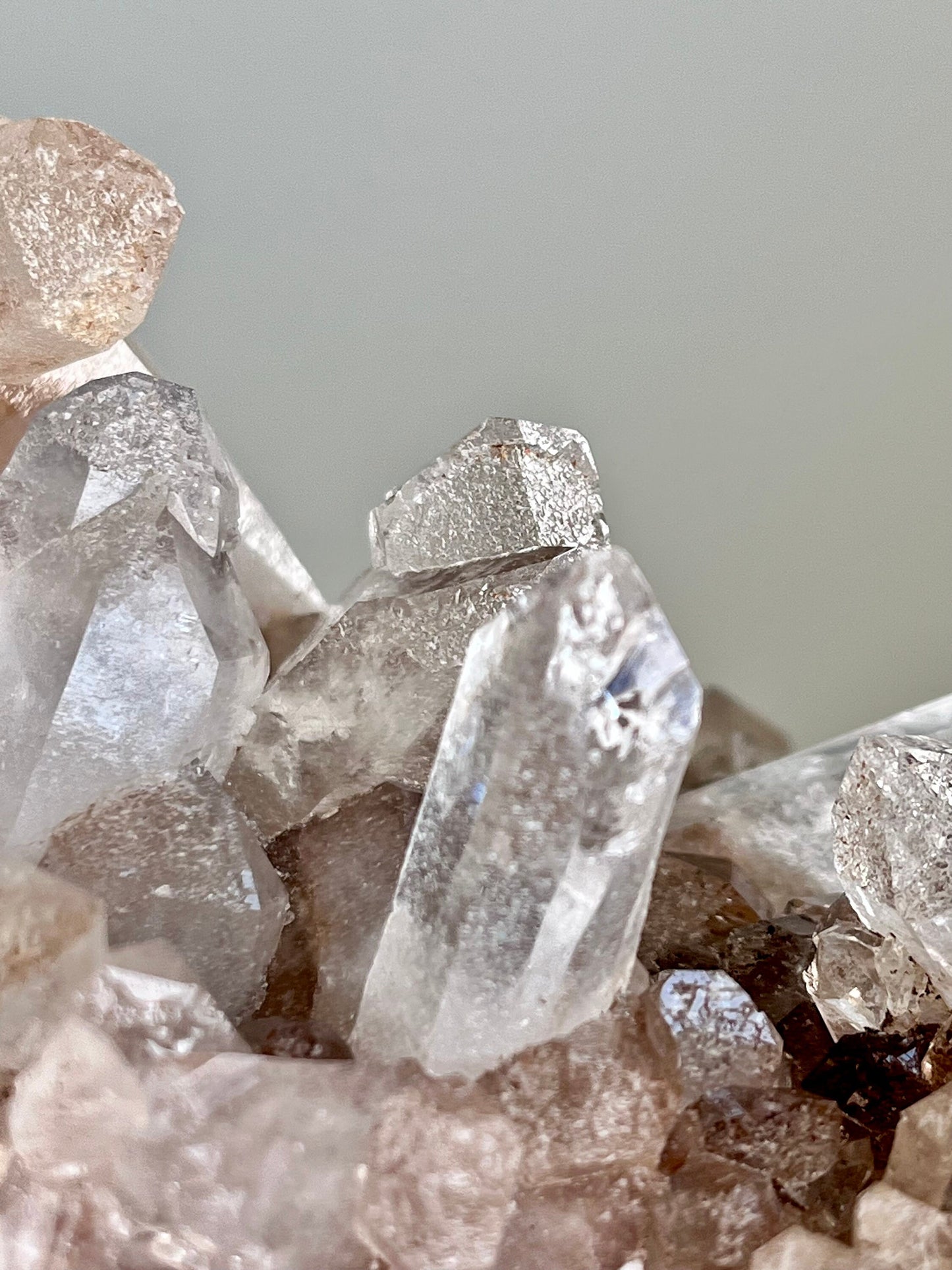 Himalayan/ Samadhi Quartz with Etched Facets