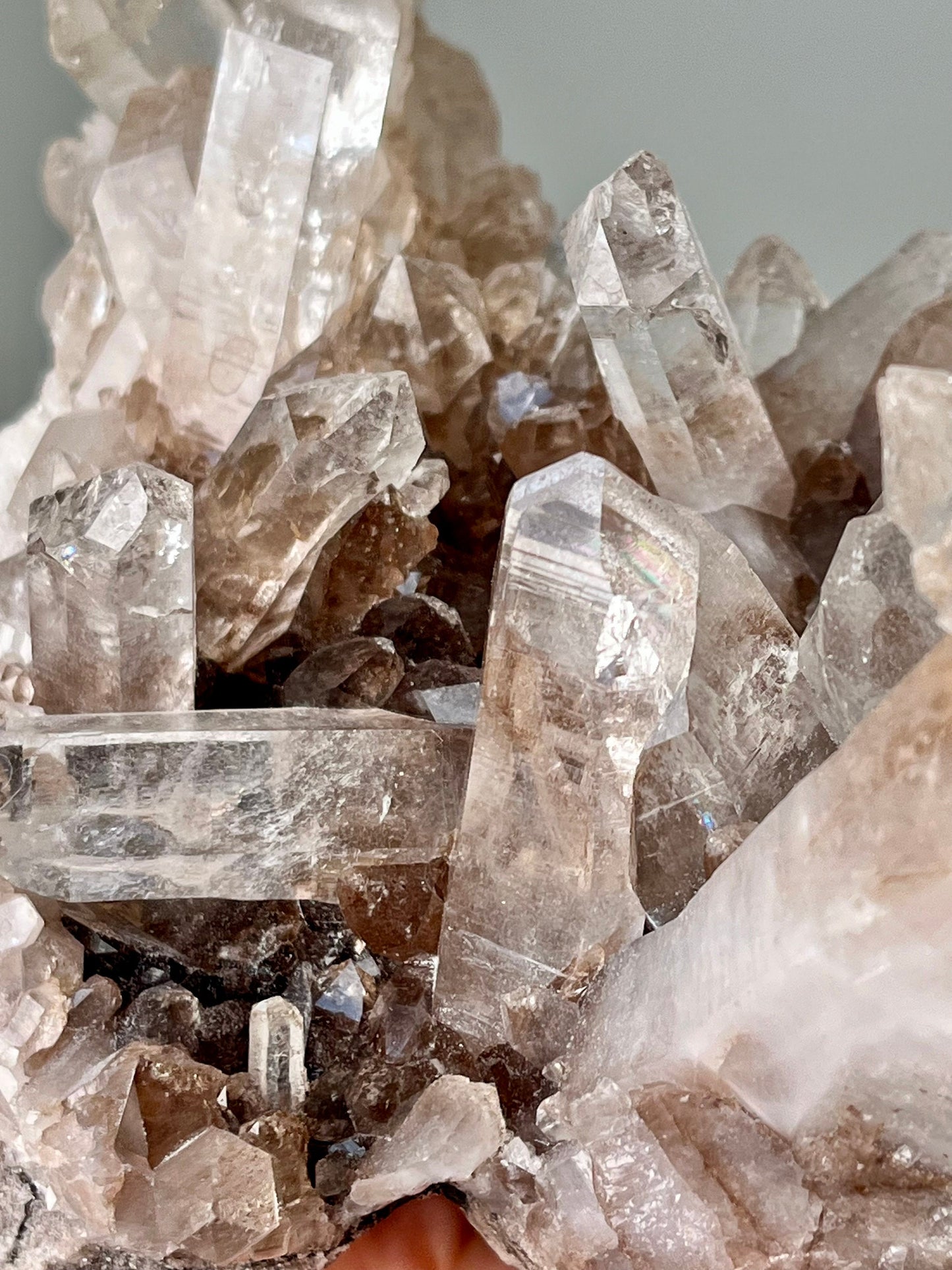 Himalayan/ Samadhi Quartz with Etched Facets