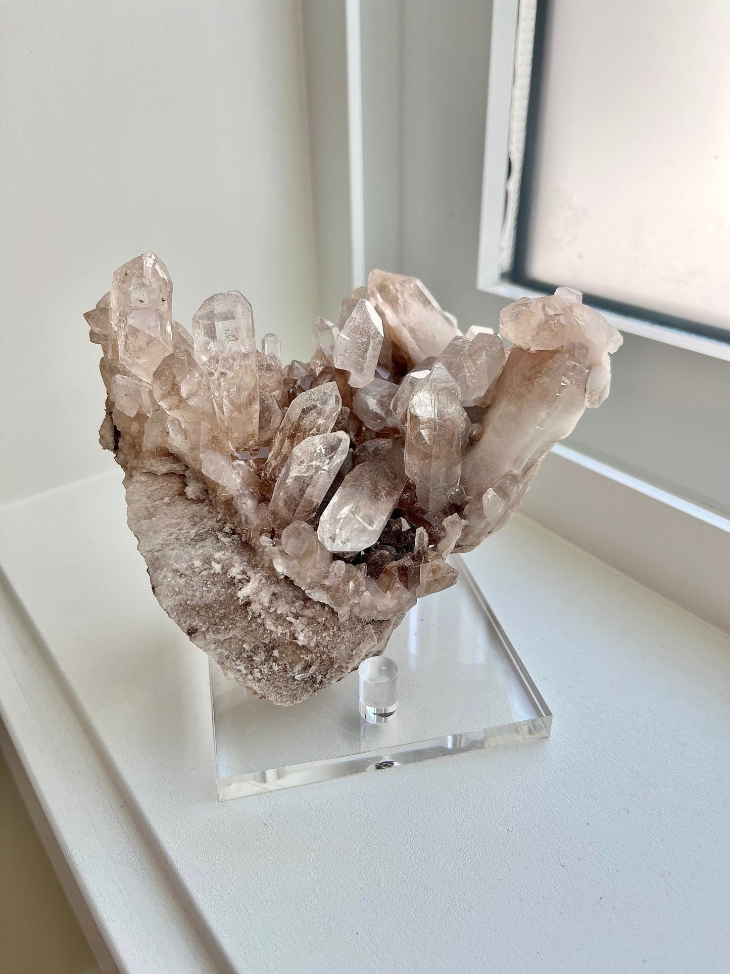 Himalayan/ Samadhi Quartz with Etched Facets
