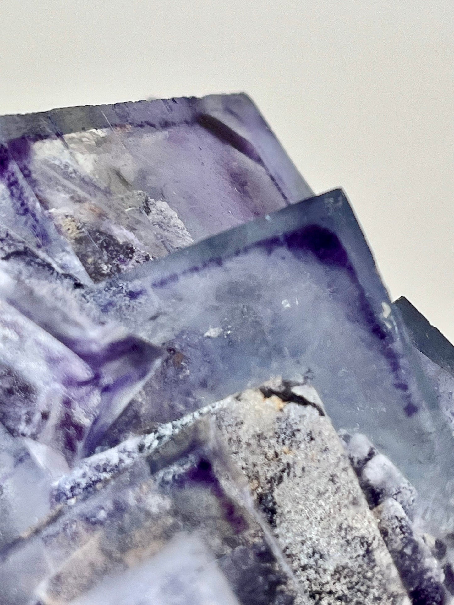 Glassy Fluorite with Multicolour Zoning & Inclusions