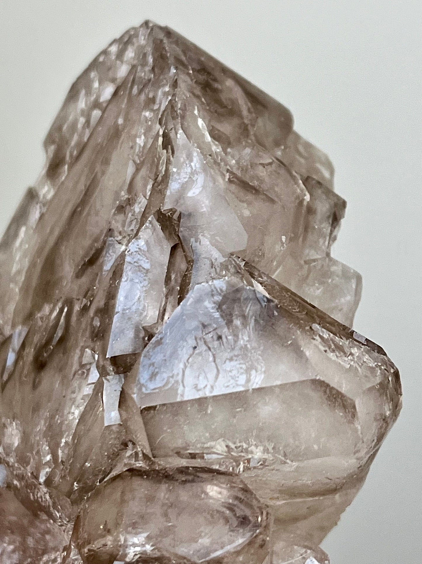 Enhydro Elestial Smoky Quartz
