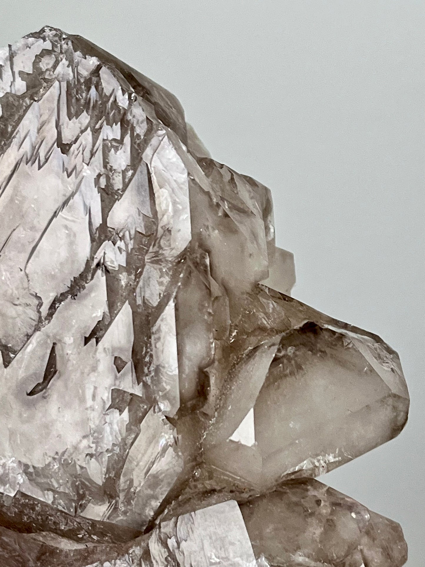 Enhydro Elestial Smoky Quartz