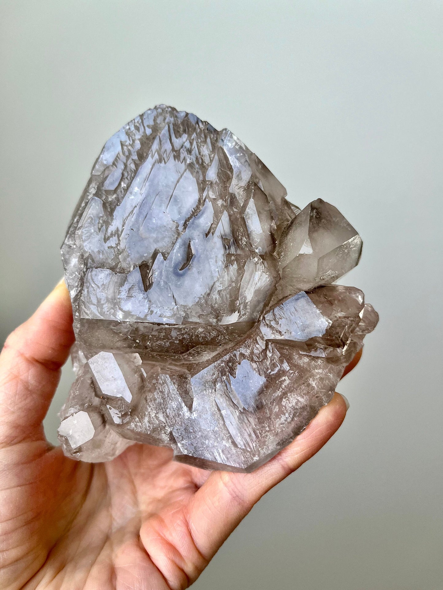Enhydro Elestial Smoky Quartz