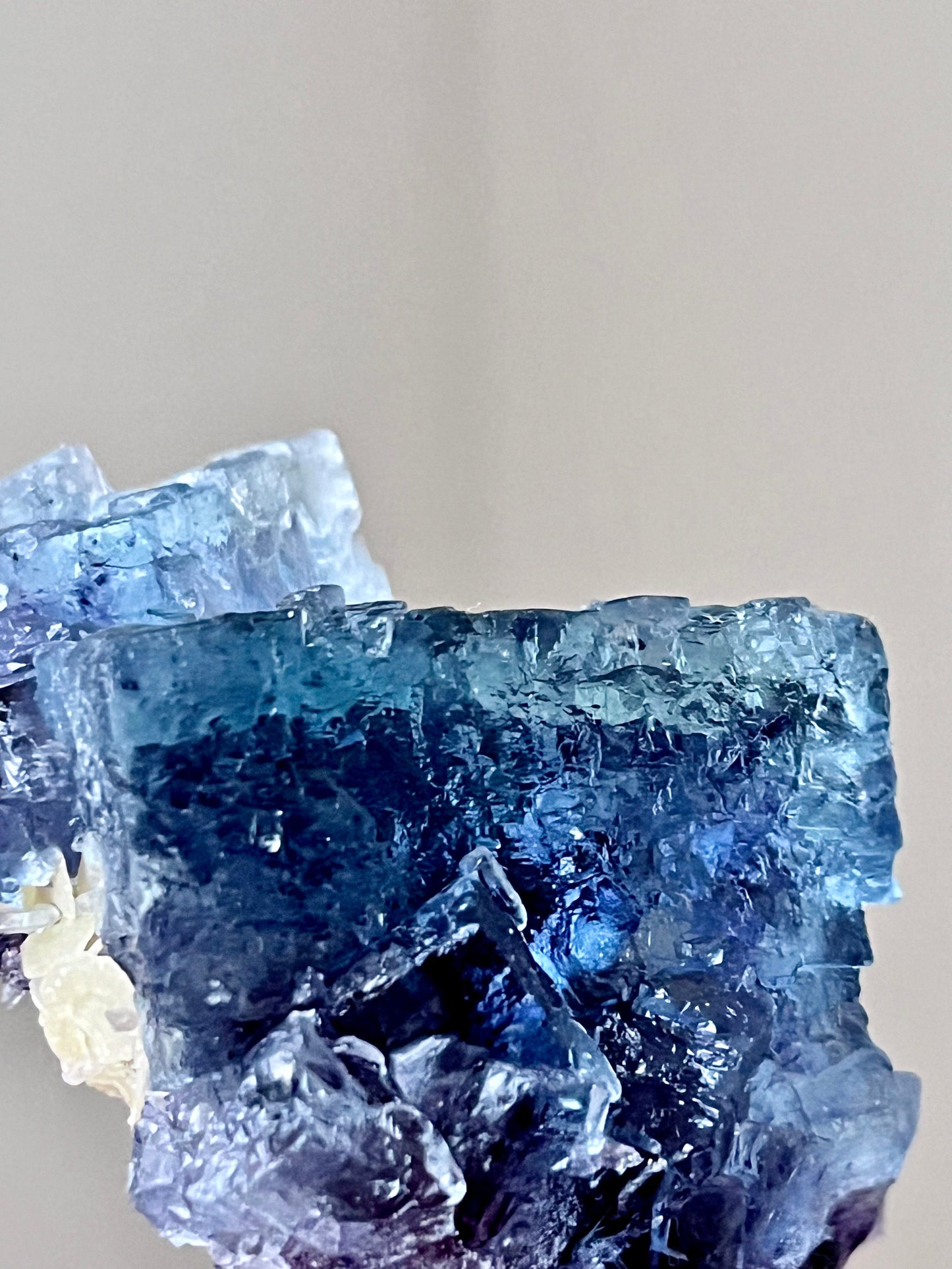 Hydrothermal Etched Blue Fluorite with Siderite, Pyrites, Quartz Crystals