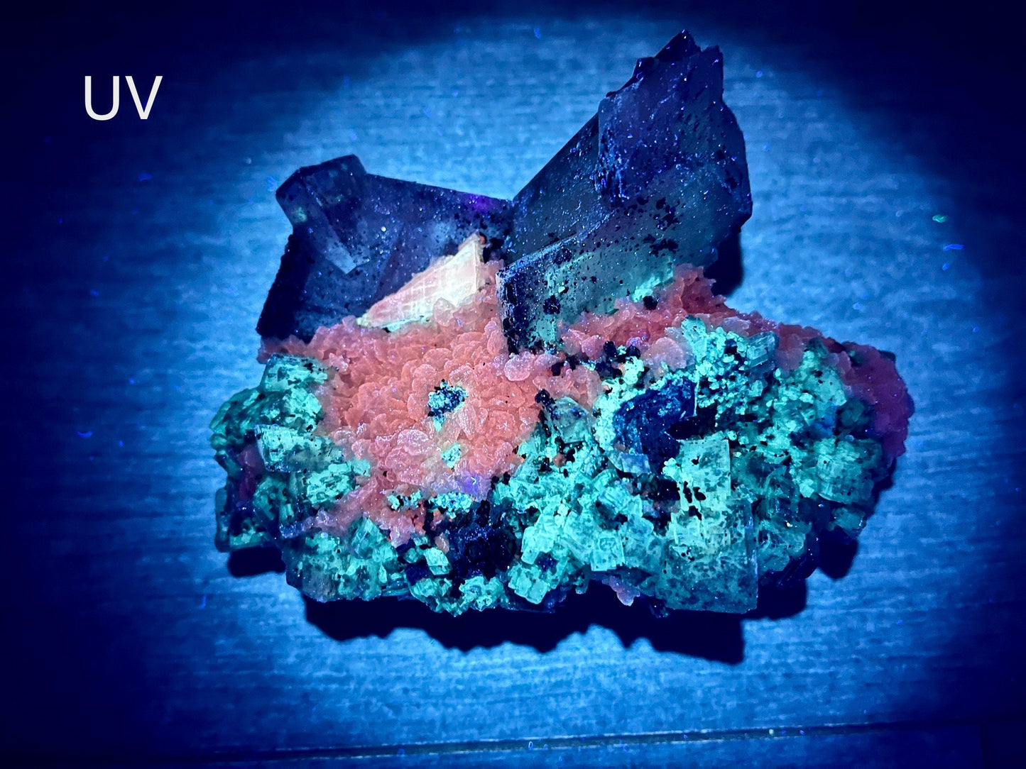 High Grade Pink Dolomite with Chalcopyrite