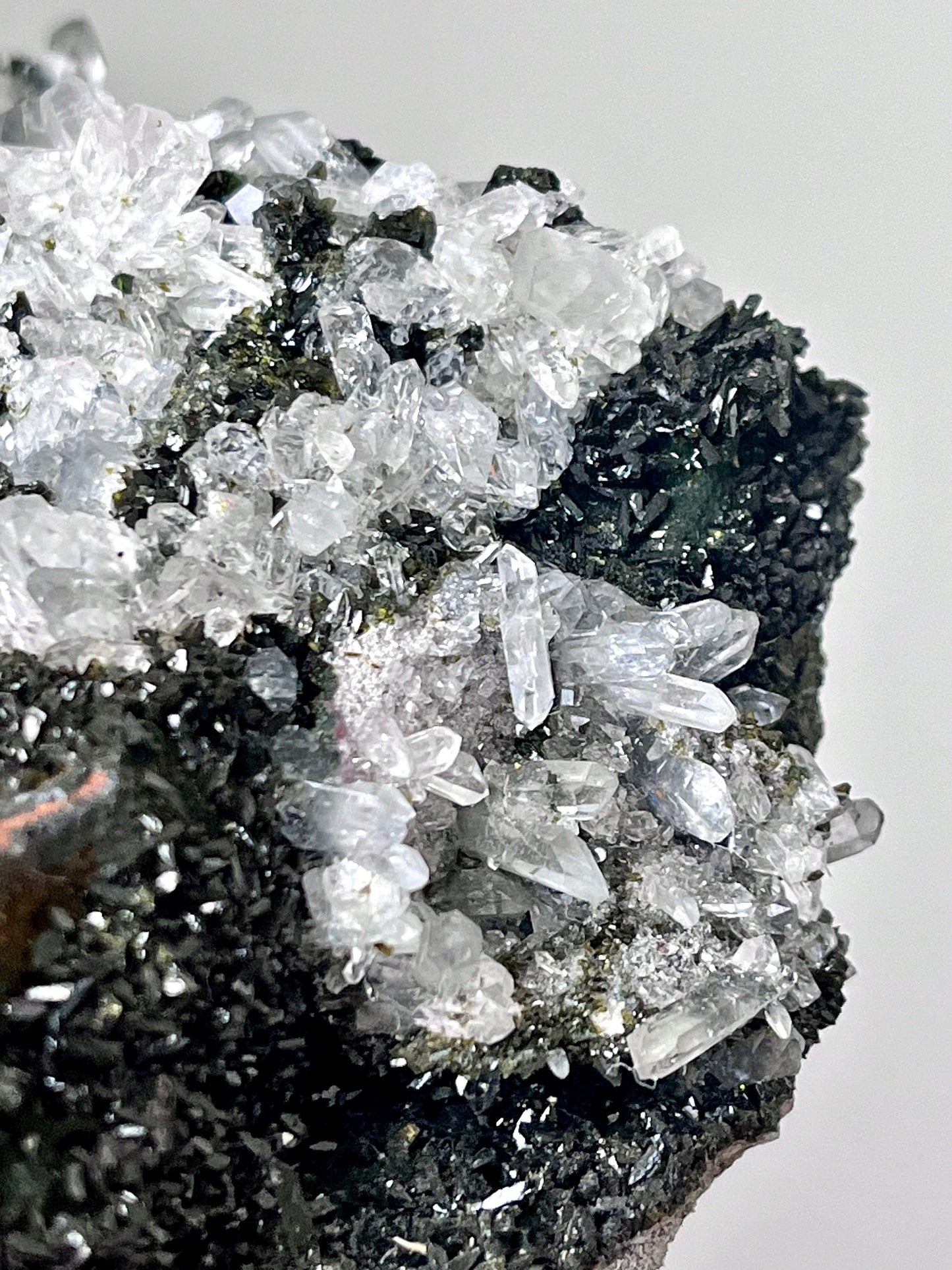 Epidote with Quartz Crystals