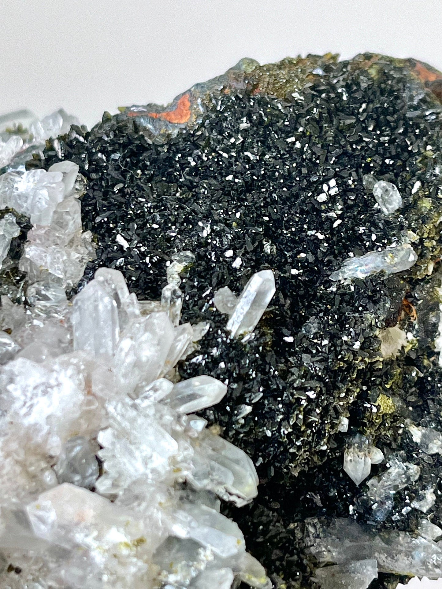 Epidote with Quartz Crystals
