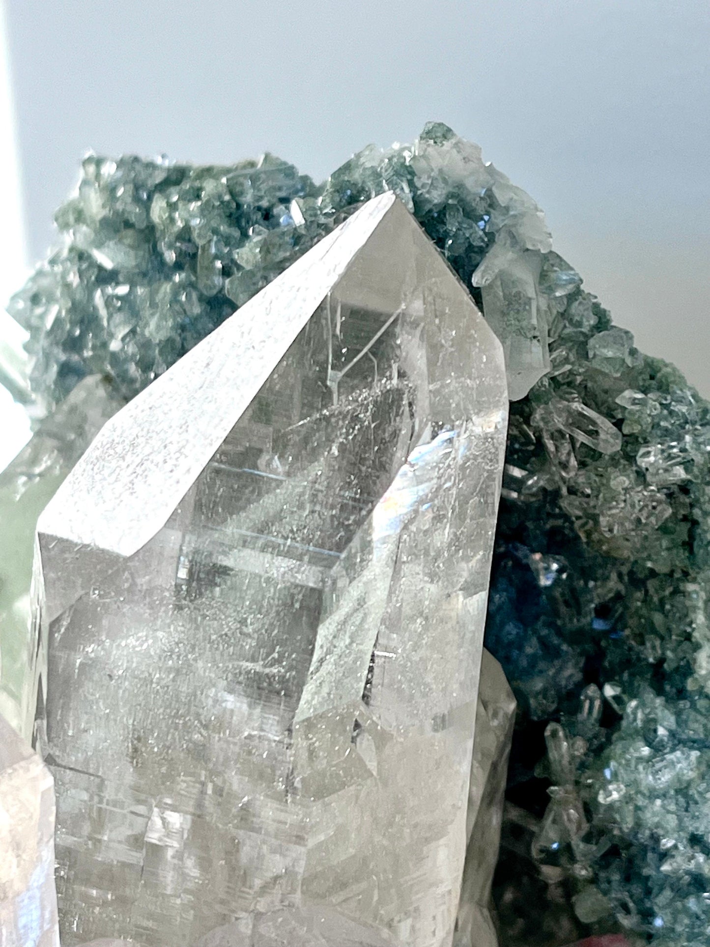 Himalayan Quartz Cluster with Chlorite, Record Keepers