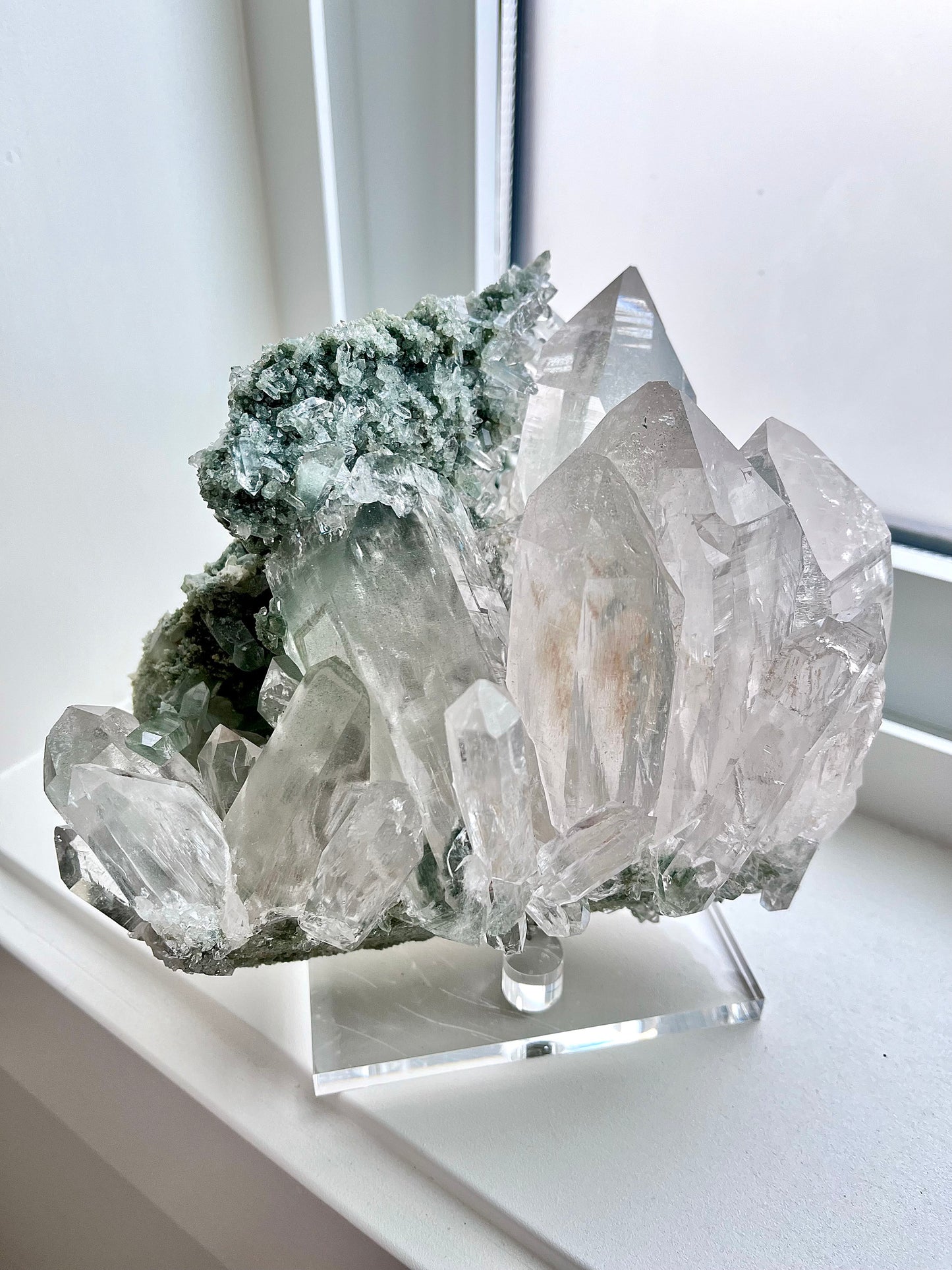Himalayan Quartz Cluster with Chlorite, Record Keepers