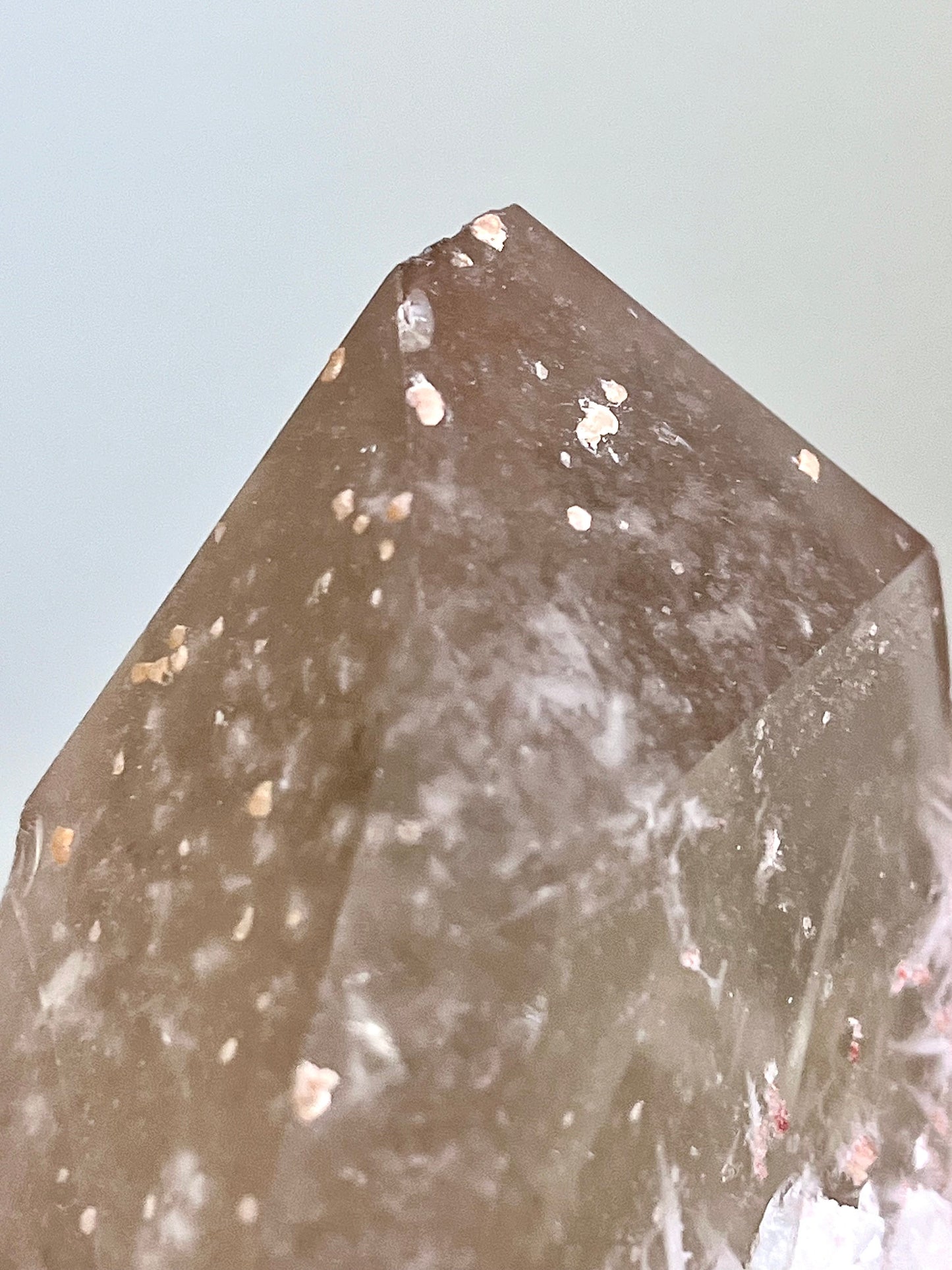 Citrine with Green Tourmaline & Albite