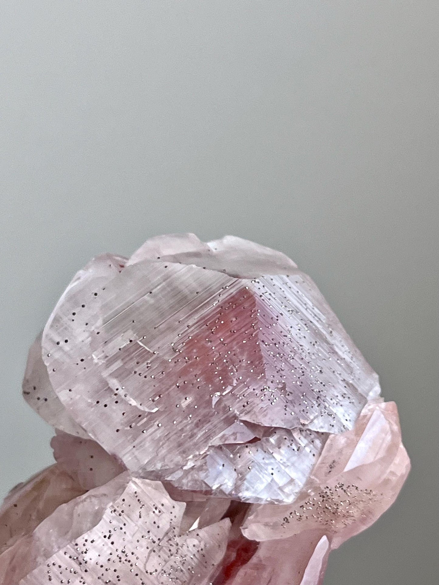 Calcite with Hematite & Pyrite Inclusions