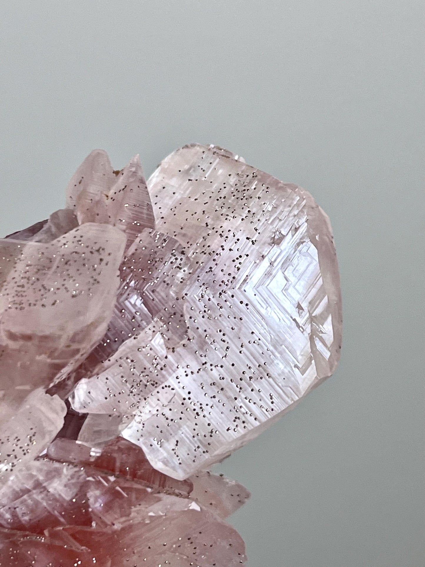 Calcite with Hematite & Pyrite Inclusions