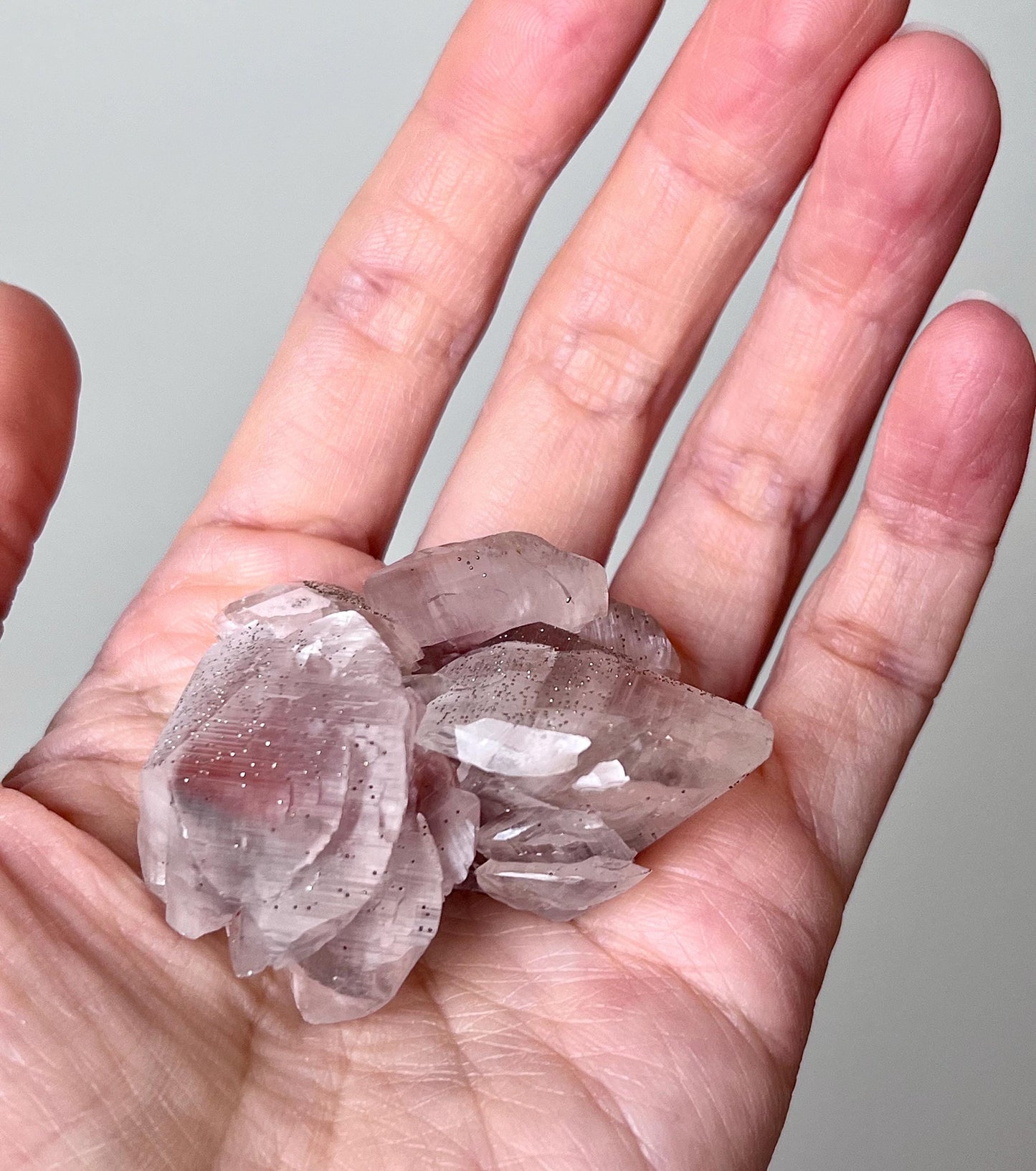 Calcite with Hematite & Pyrite Inclusions