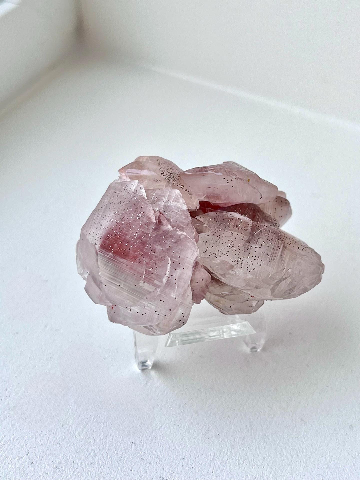 Calcite with Hematite & Pyrite Inclusions