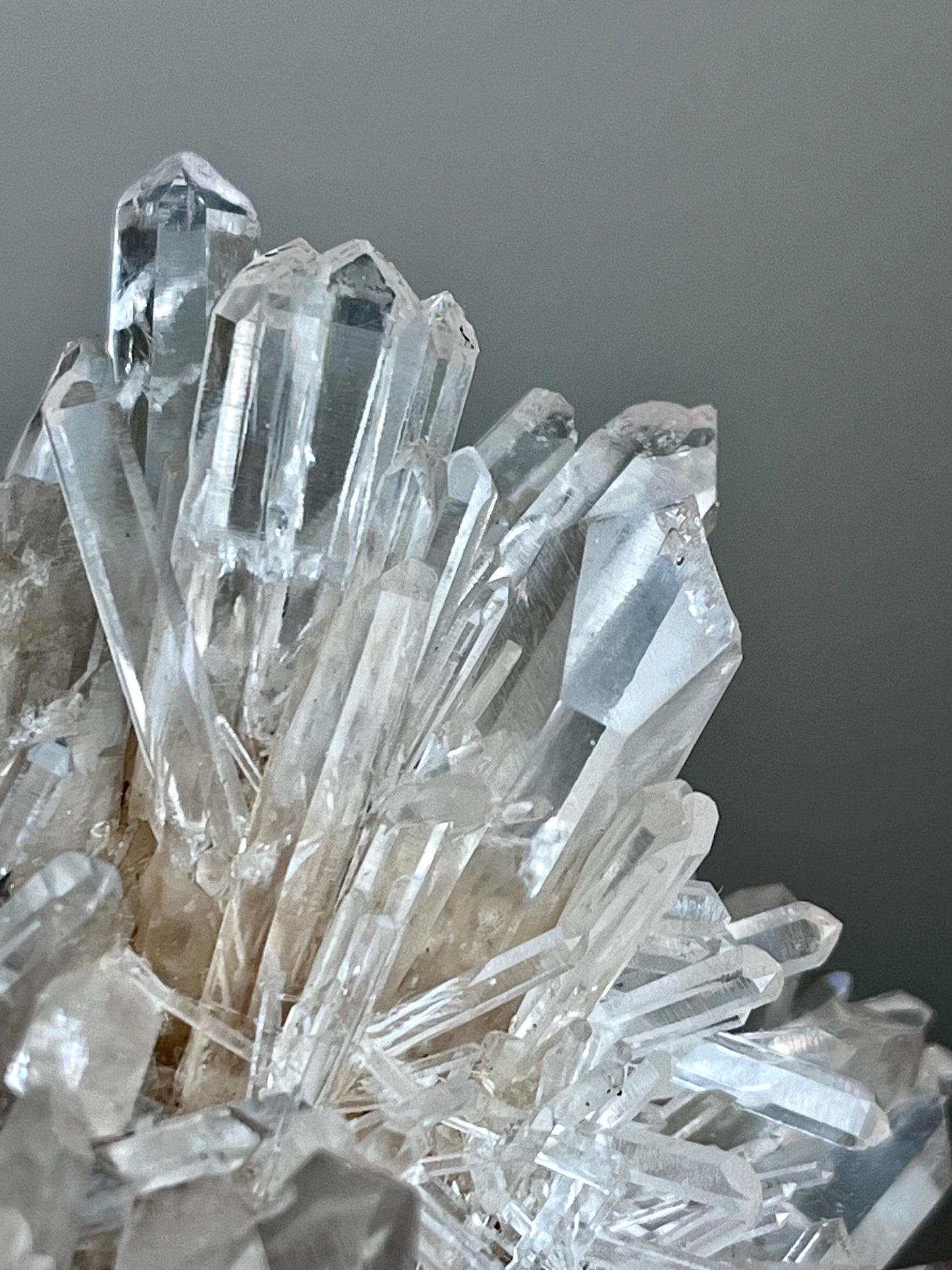 Colombian Blue Smoke Chrysanthemum Quartz - Collection, Crystals, Mineral specimen