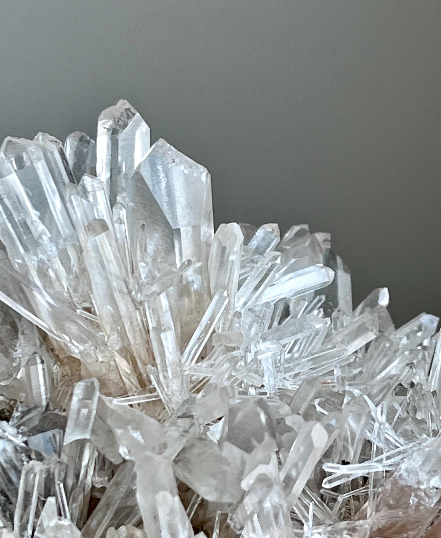 Colombian Blue Smoke Chrysanthemum Quartz - Collection, Crystals, Mineral specimen