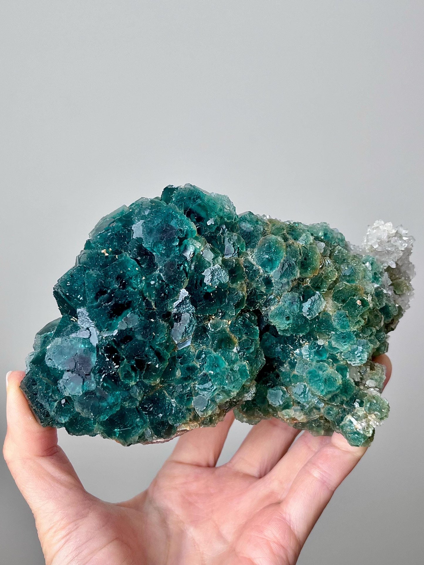 Okorusu Fluorite with Quartz Crystals