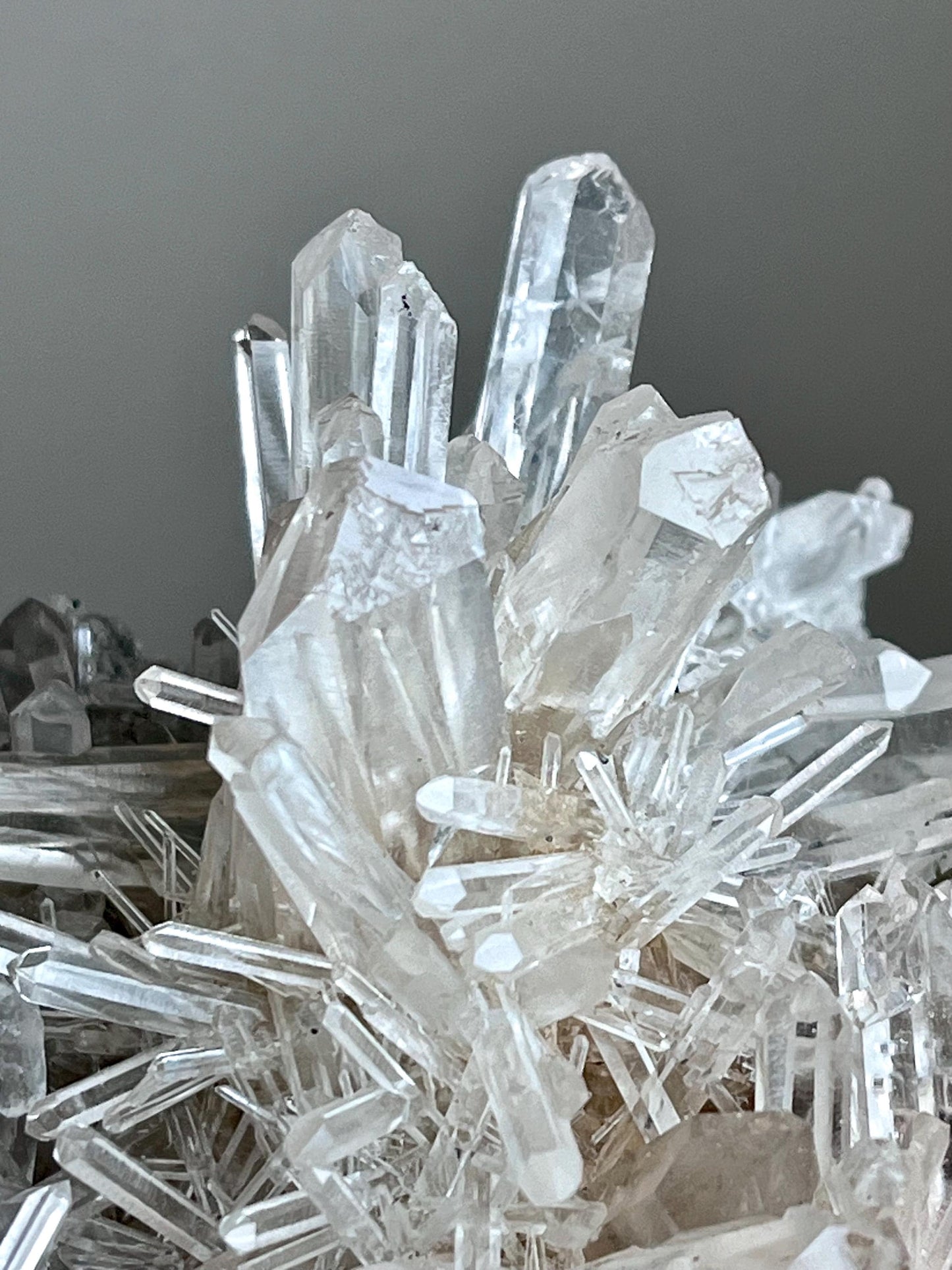 Colombian Blue Smoke Chrysanthemum Quartz - Collection, Crystals, Mineral specimen