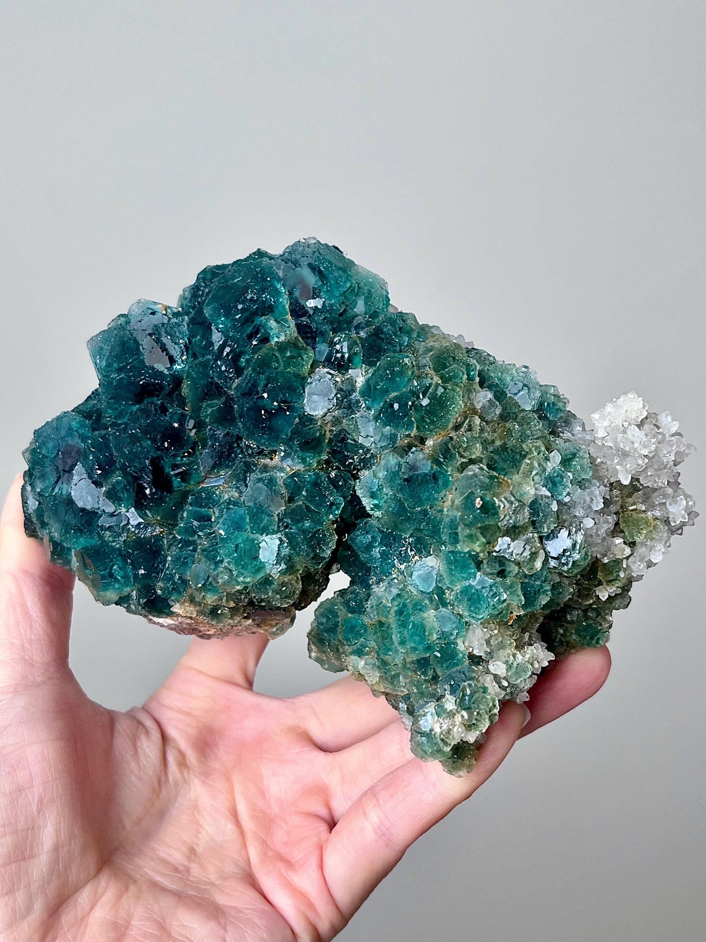 Okorusu Fluorite with Quartz Crystals