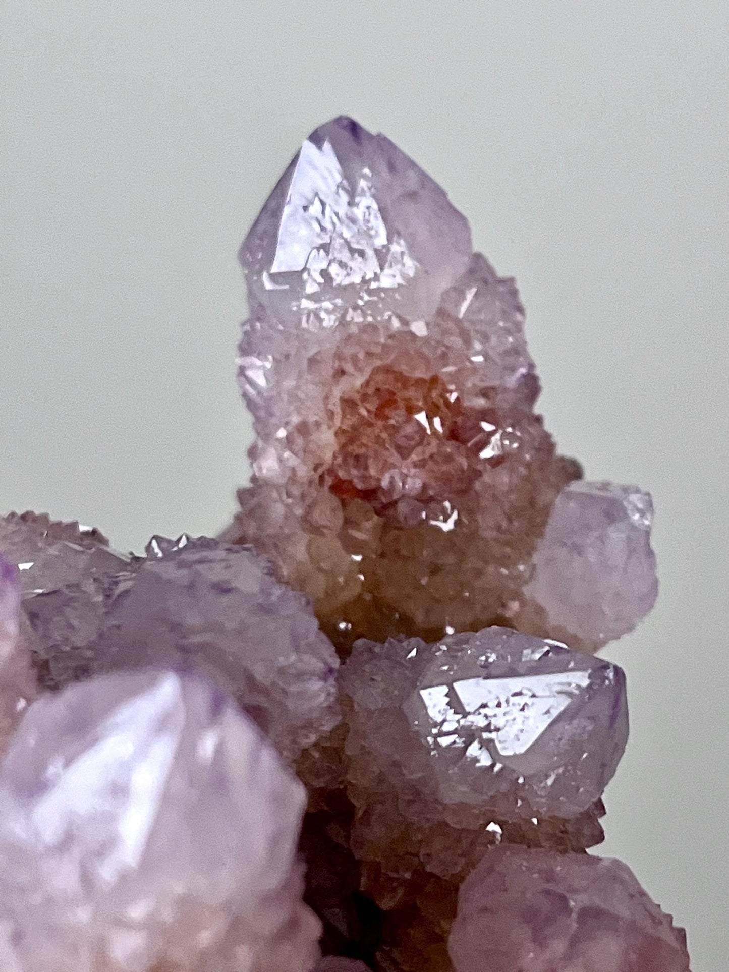 Lavender Spirit Quartz with Hematite Inclusions