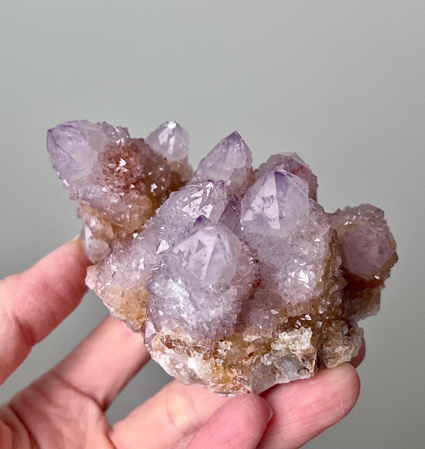 Lavender Spirit Quartz with Hematite Inclusions