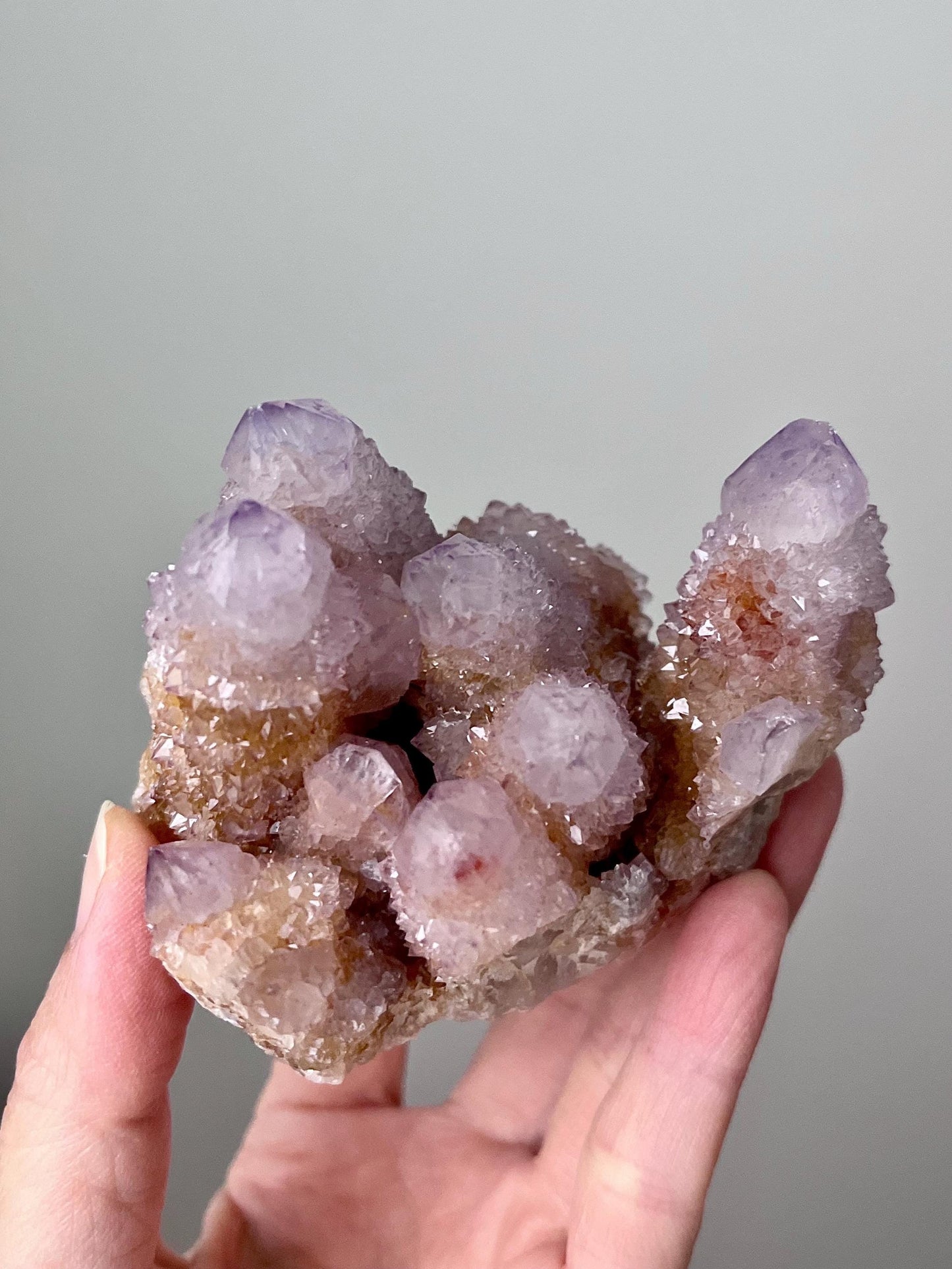 Lavender Spirit Quartz with Hematite Inclusions