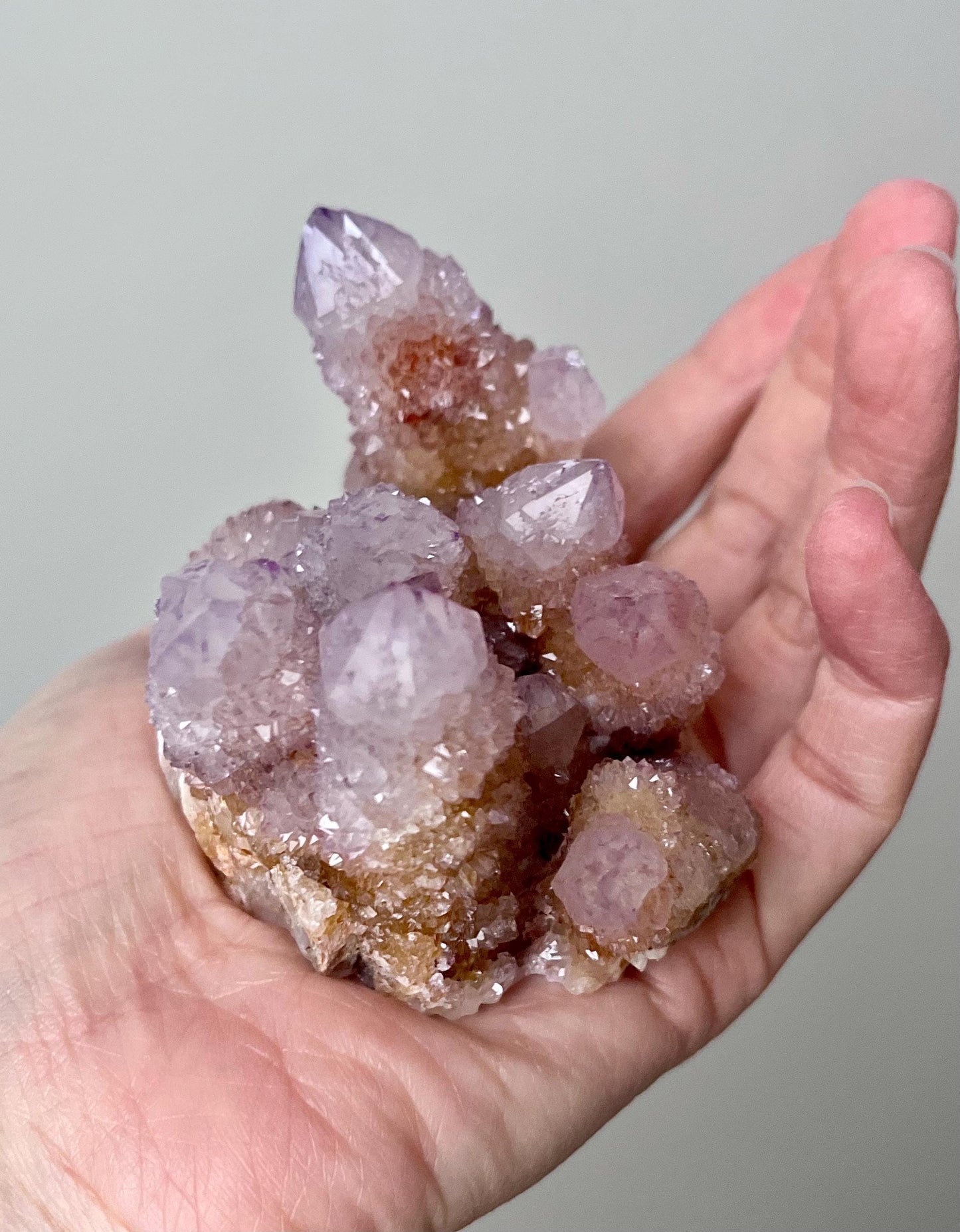 Lavender Spirit Quartz with Hematite Inclusions