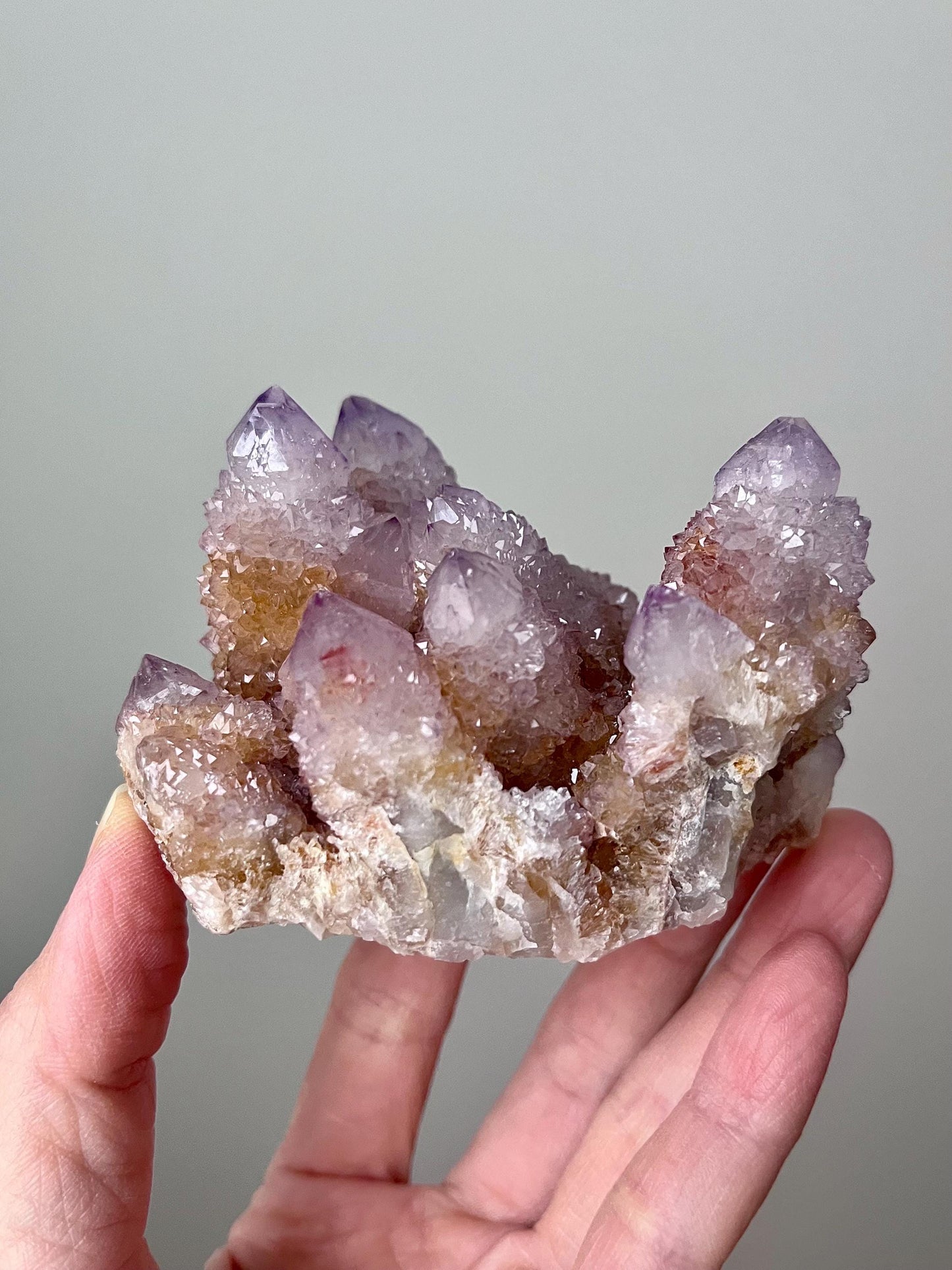 Lavender Spirit Quartz with Hematite Inclusions