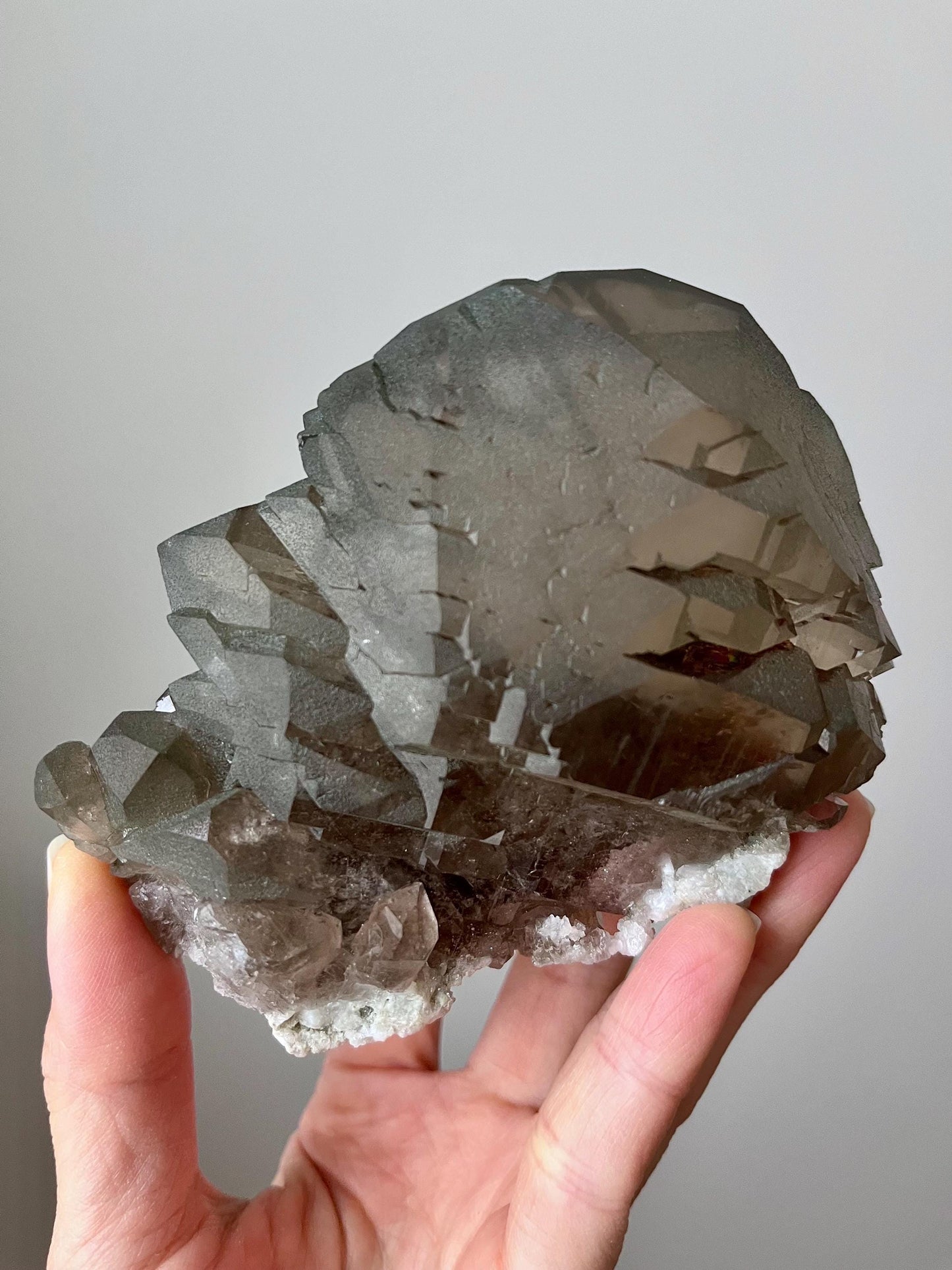 Alpine Smoky Quartz Gwindel