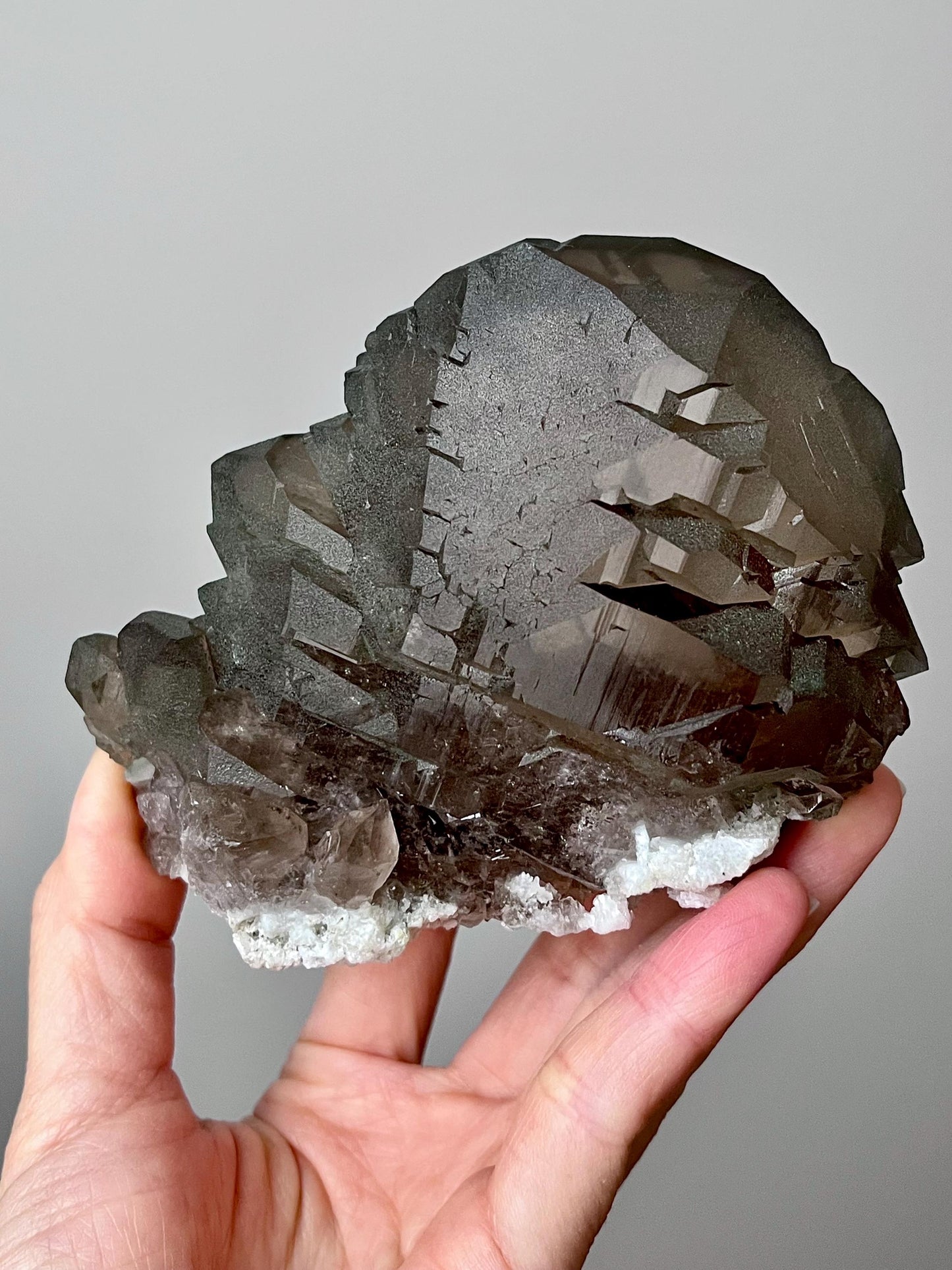 Alpine Smoky Quartz Gwindel