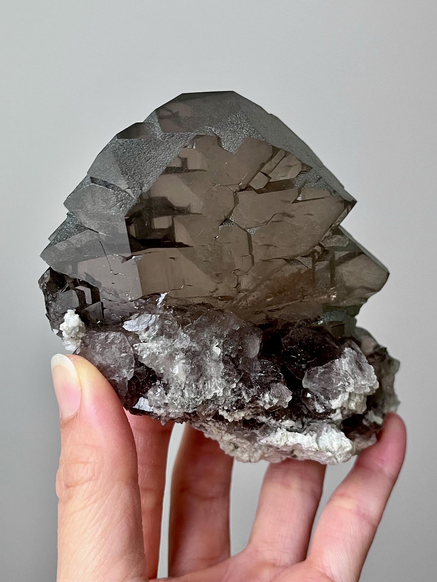 Alpine Smoky Quartz Gwindel