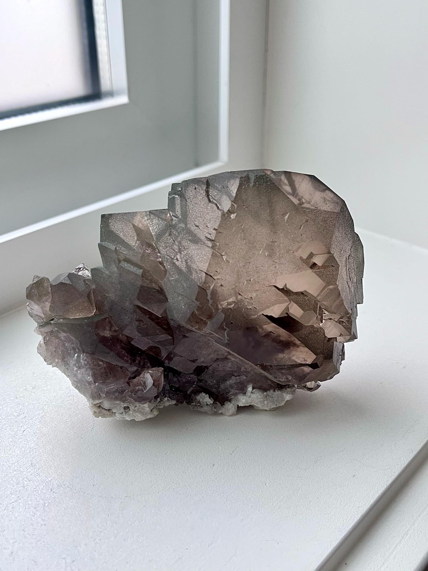 Alpine Smoky Quartz Gwindel