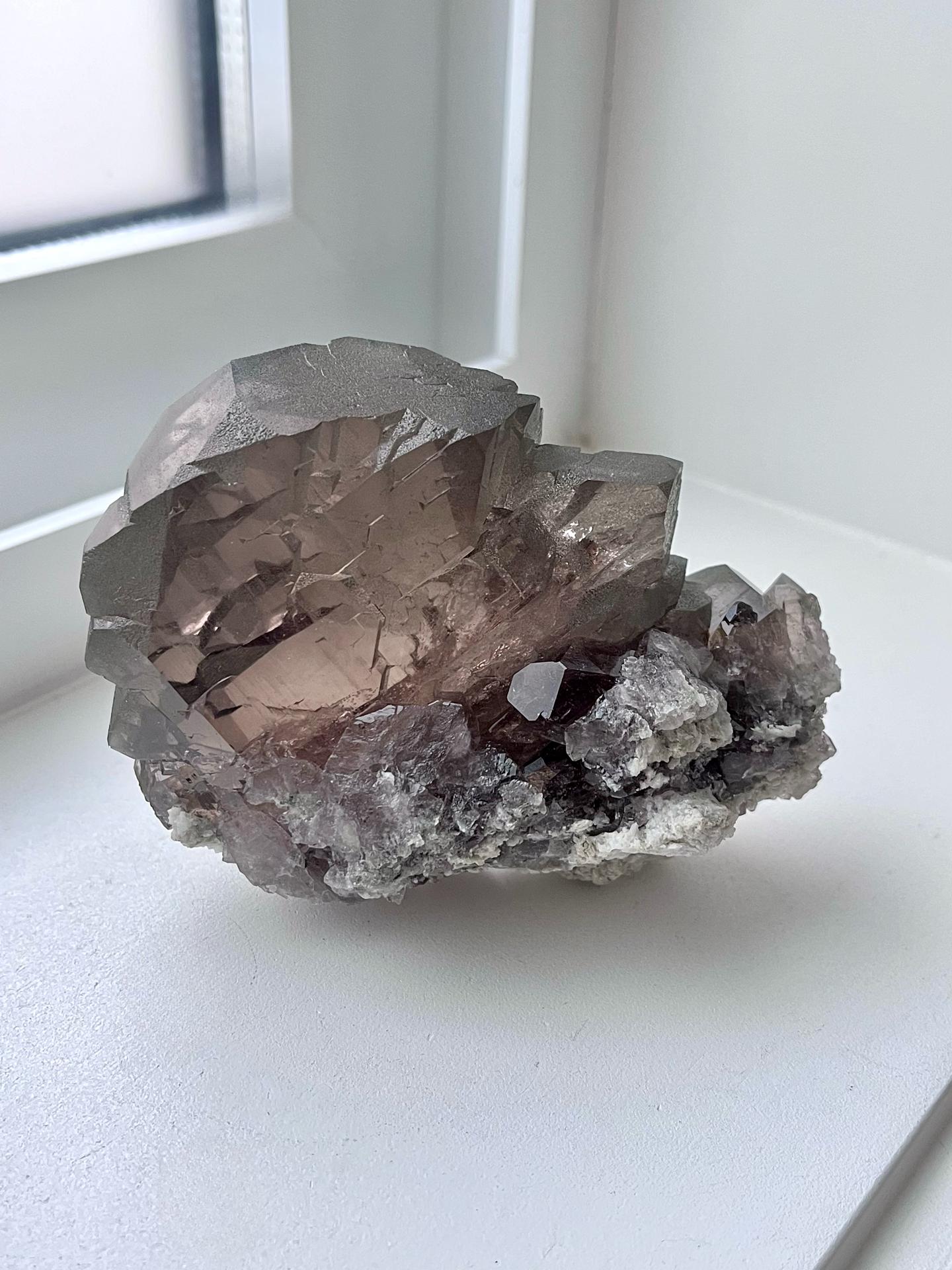 Alpine Smoky Quartz Gwindel