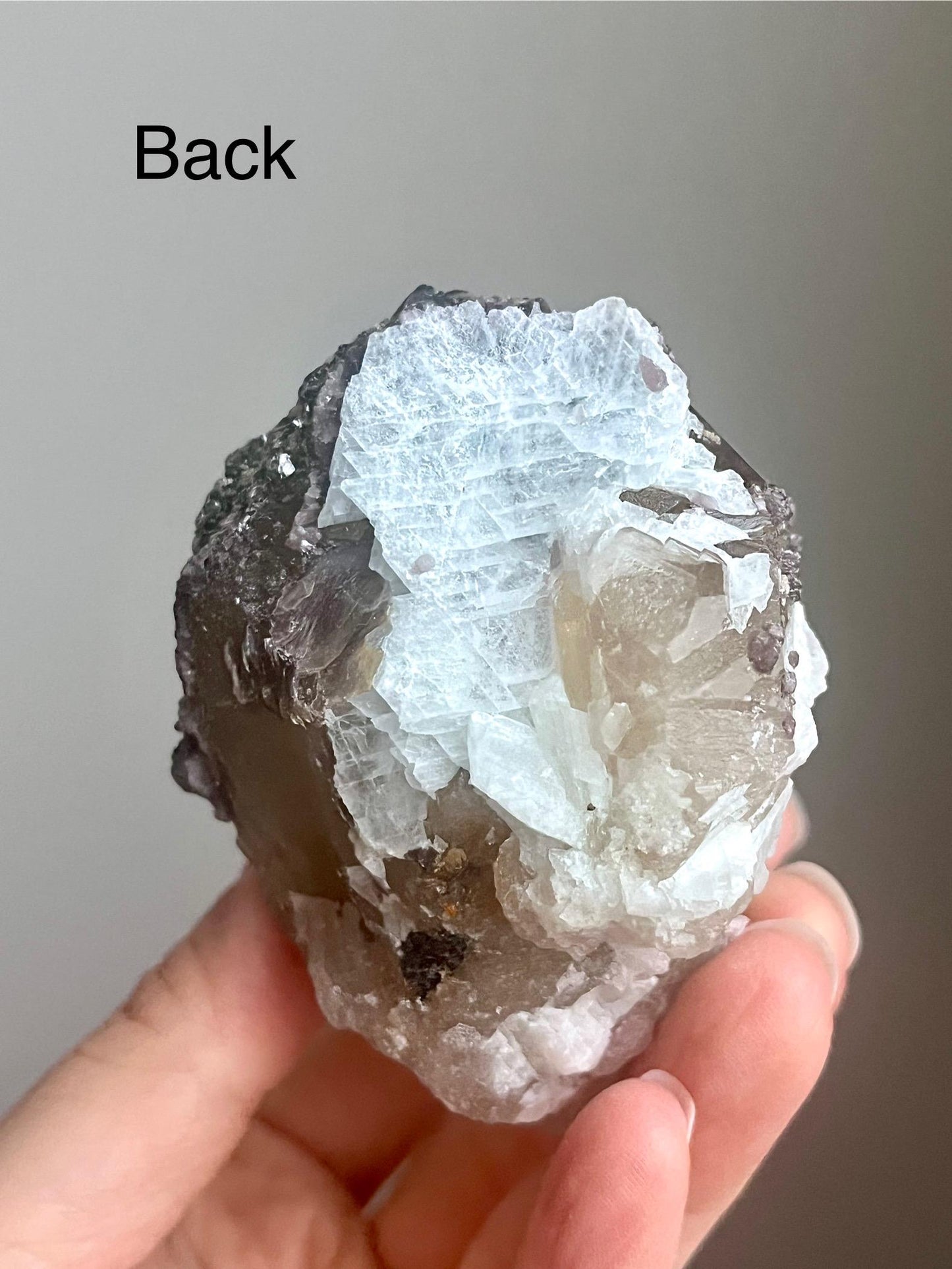 Smoky Citrine with Green Tourmaline, Lepidolite, Albite, and Muscovite