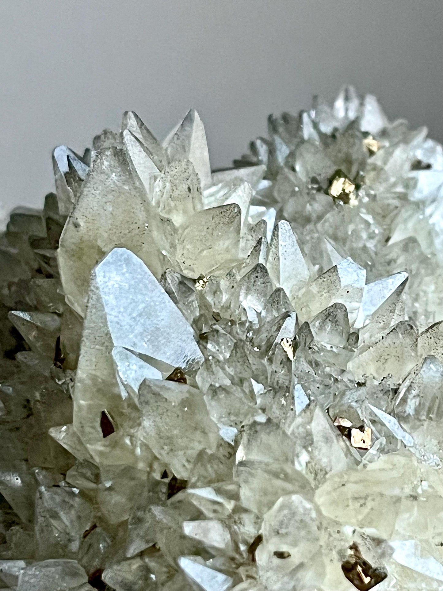 Dogtooth Calcite with Pyrites
