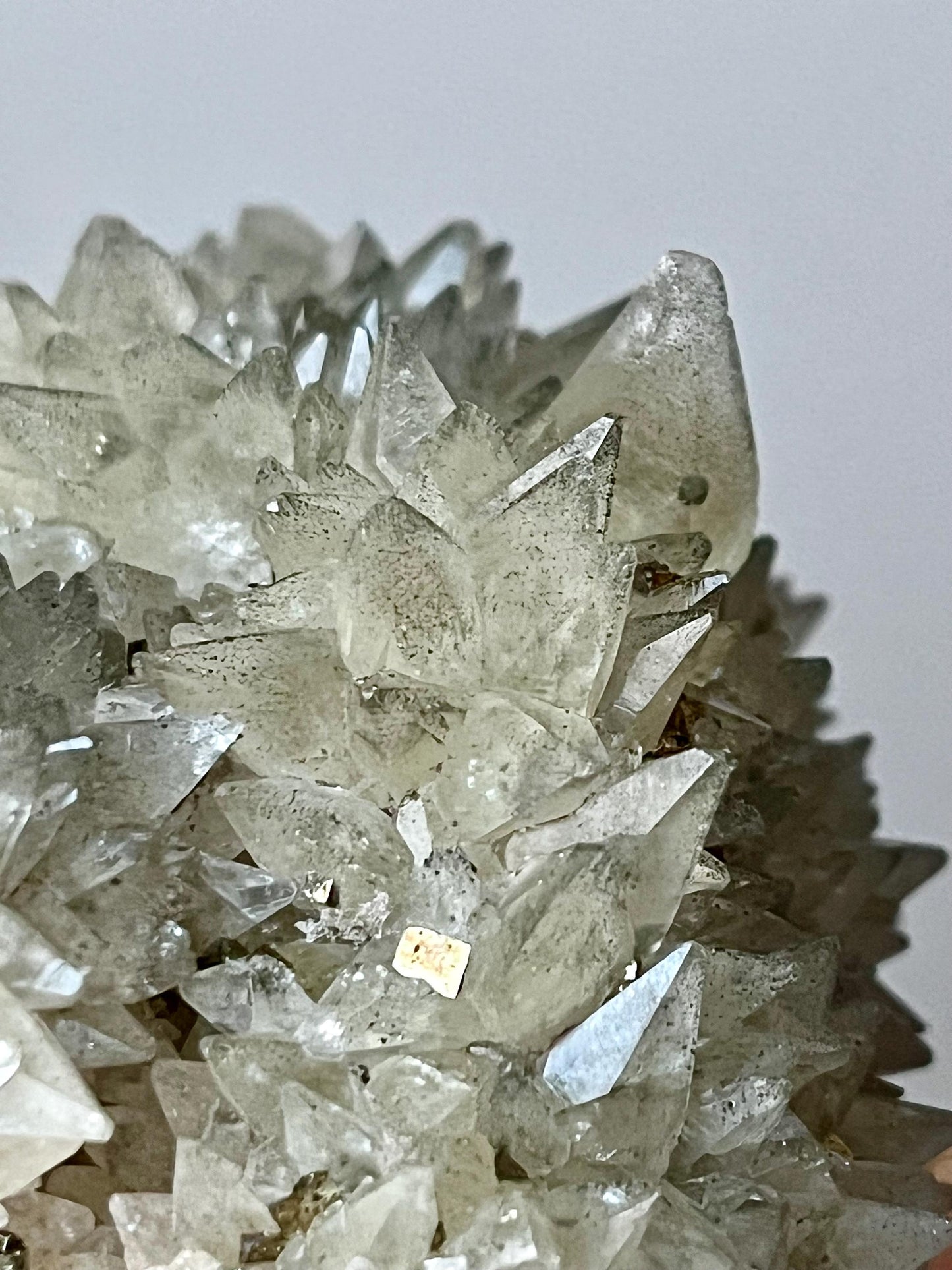 Dogtooth Calcite with Pyrites