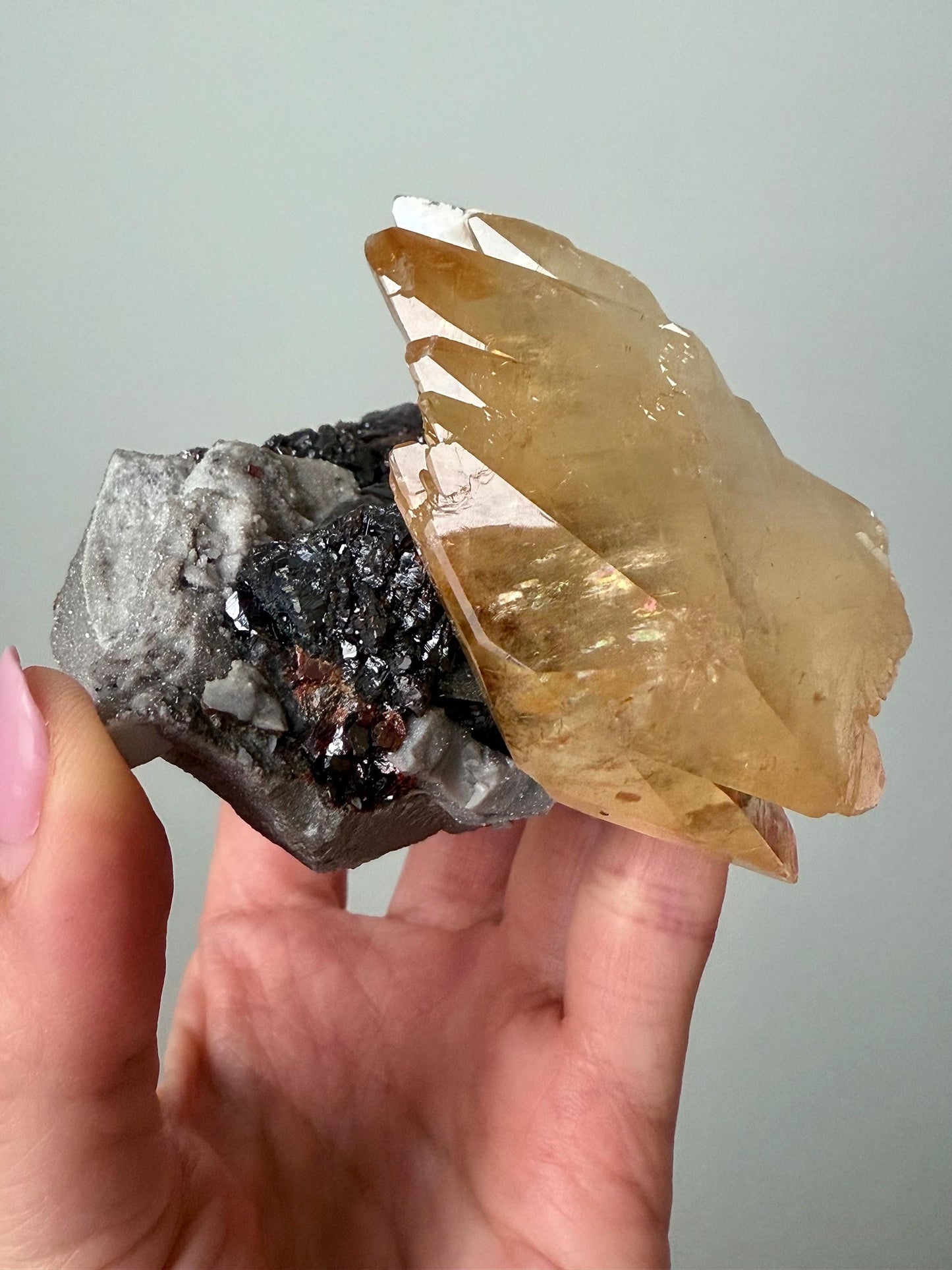 DT Calcite with Sphalerite