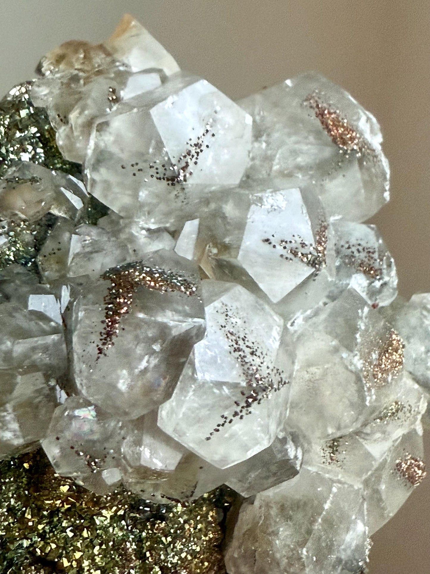 Calcite with Chalcopyrite