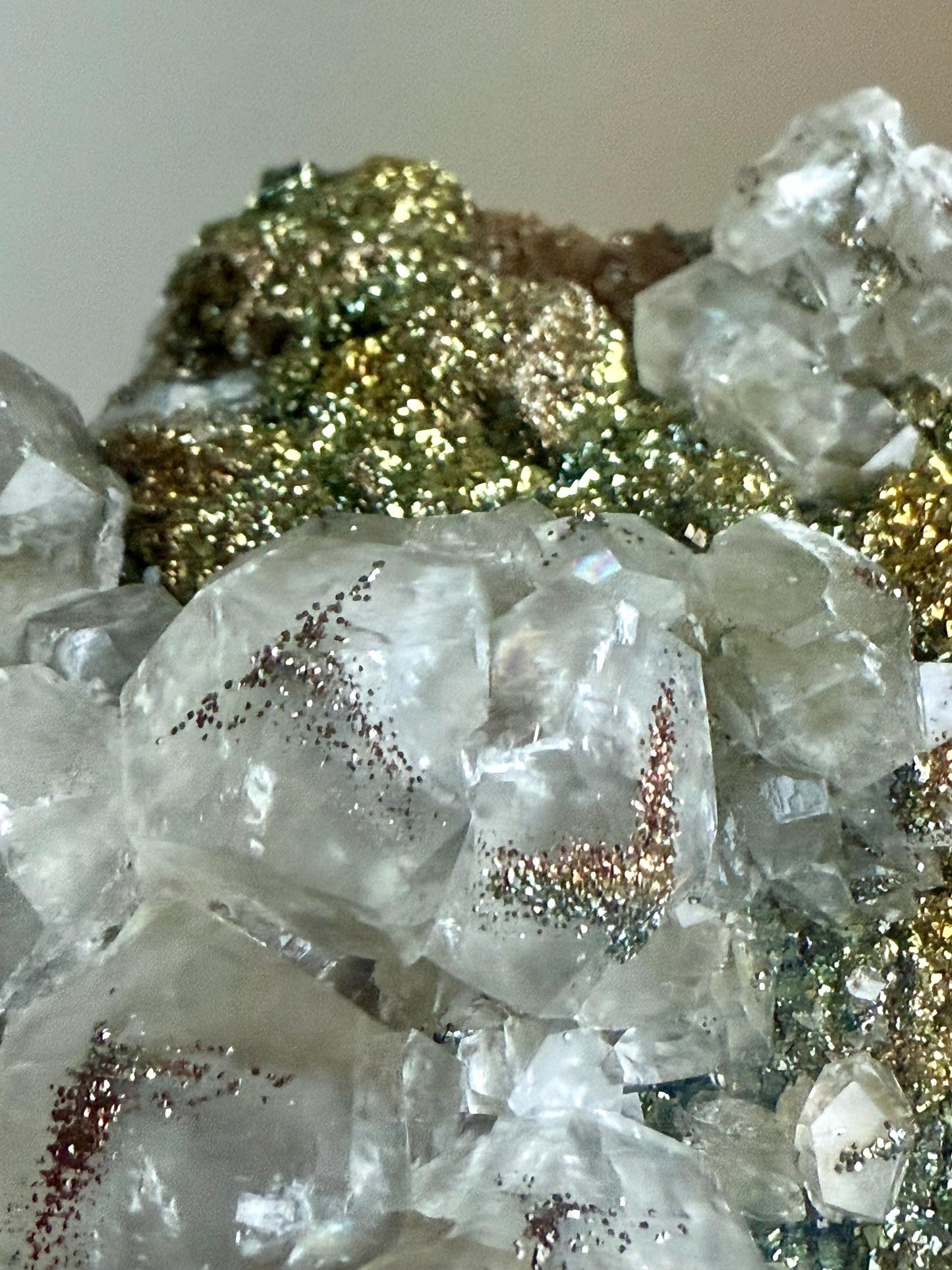 Calcite with Chalcopyrite