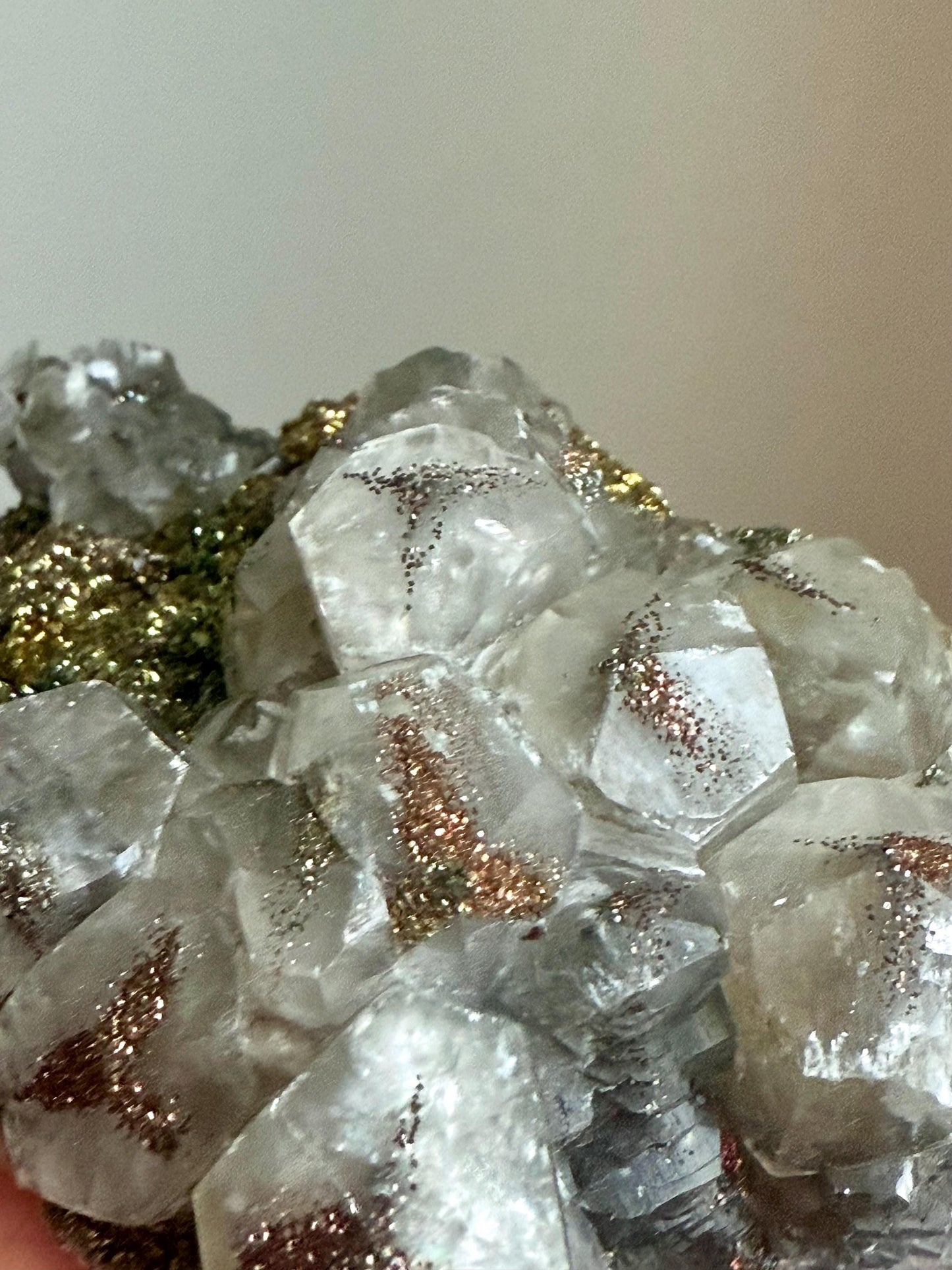 Calcite with Chalcopyrite