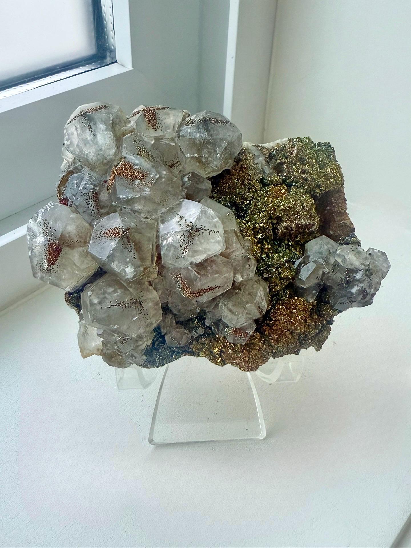 Calcite with Chalcopyrite