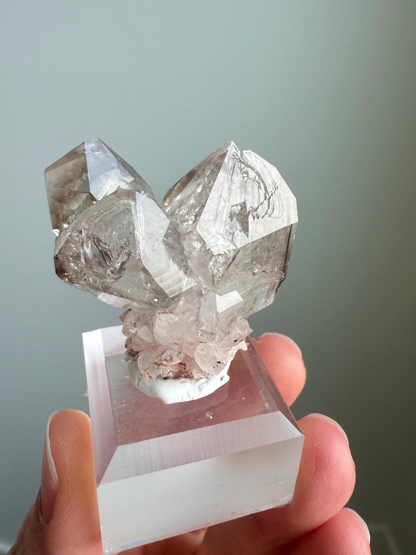 Namibian Fenster Flower Quartz Cluster