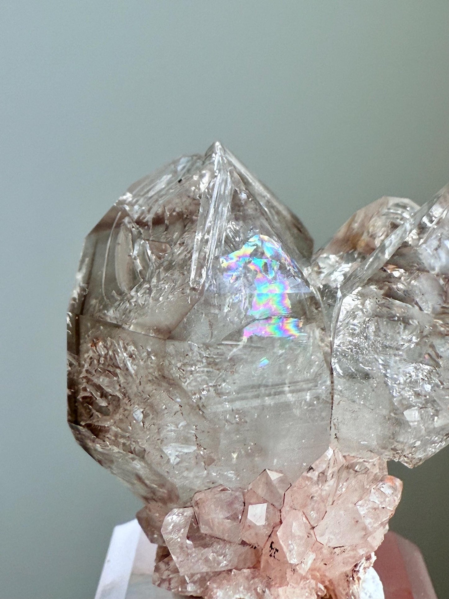 Namibian Fenster Flower Quartz Cluster