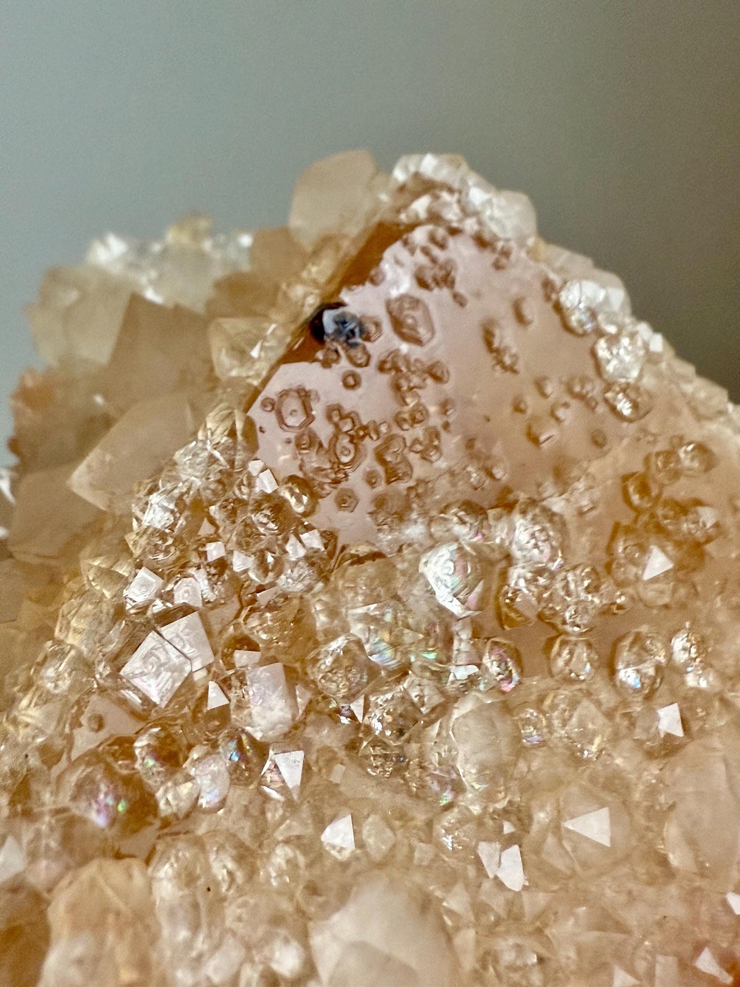 French Fluorite with Quartz