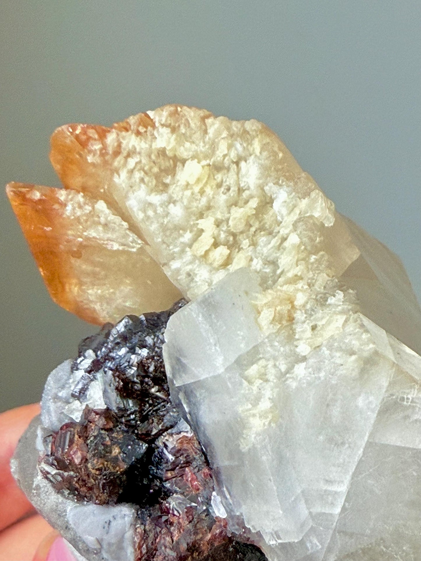 DT Calcite with Sphalerite