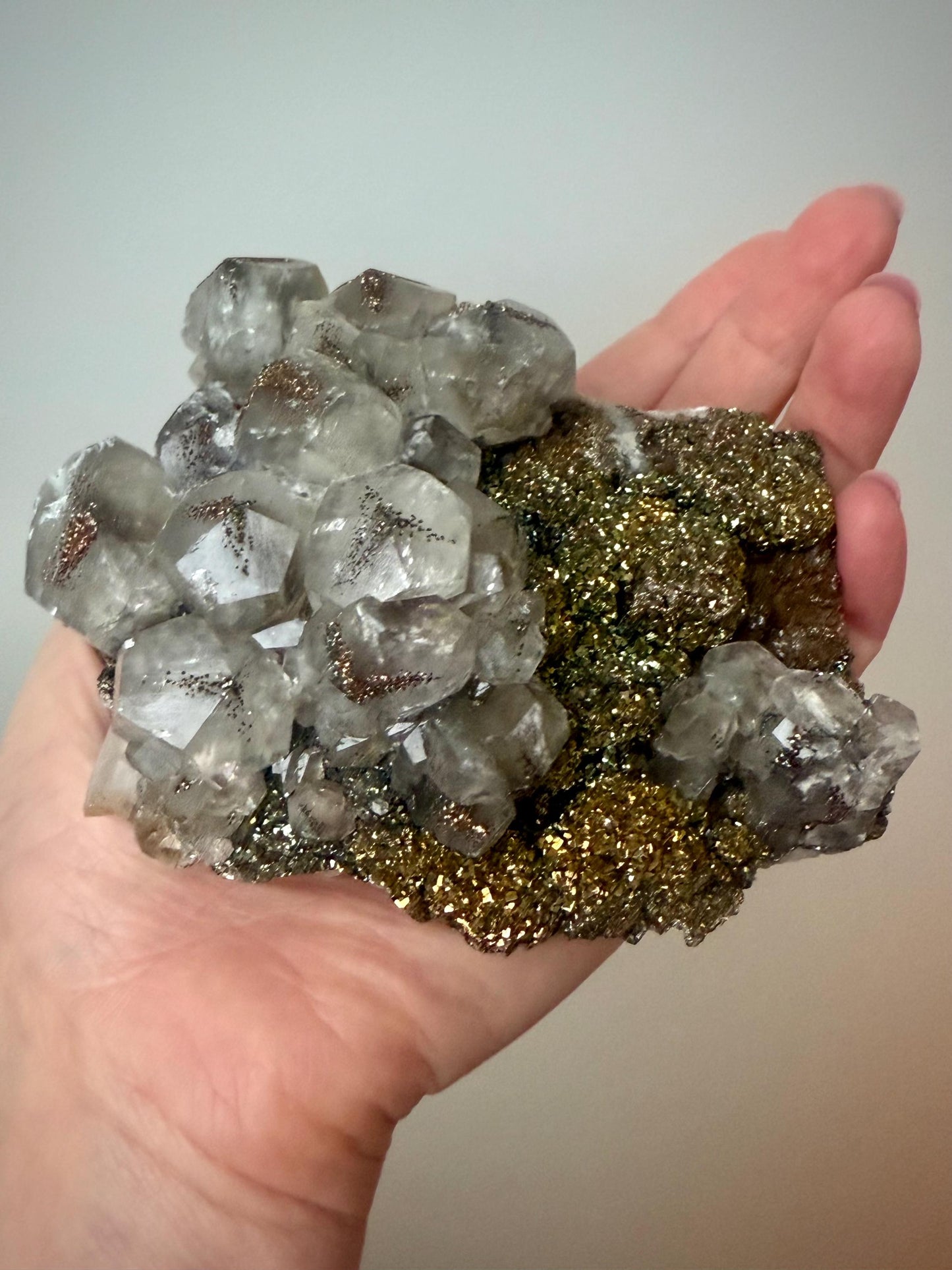 Calcite with Chalcopyrite