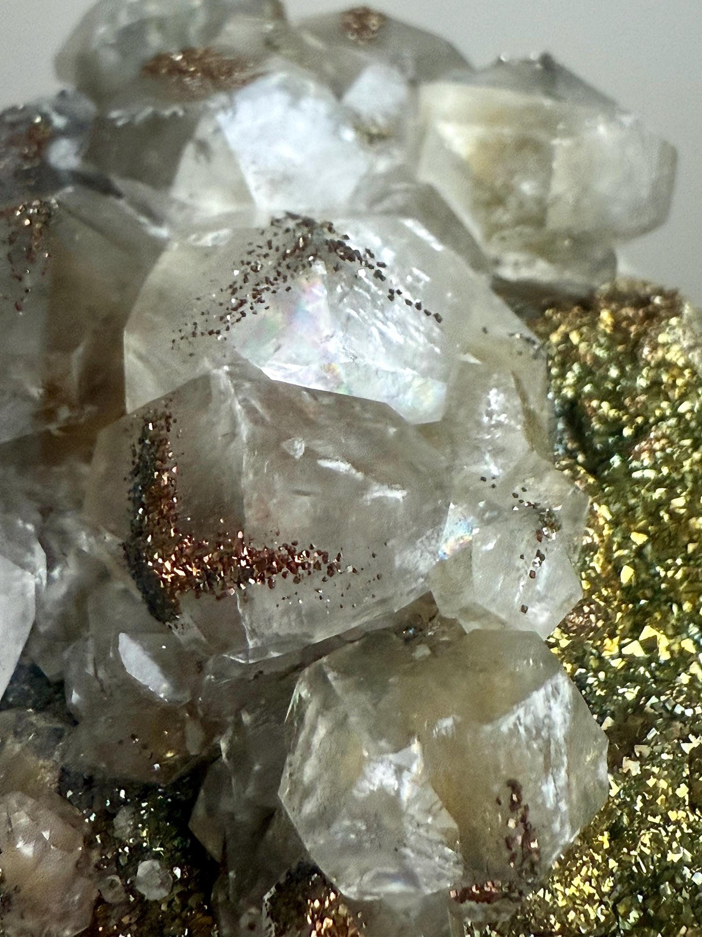 Calcite with Chalcopyrite